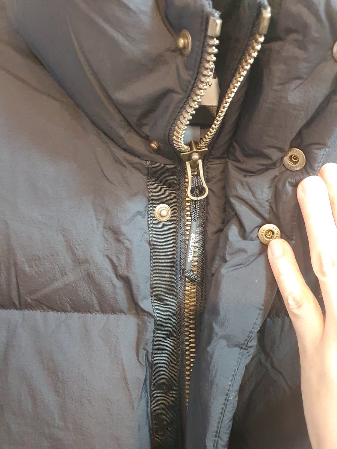 Sculptor 덕다운 패딩 블랙 S 상품이미지4