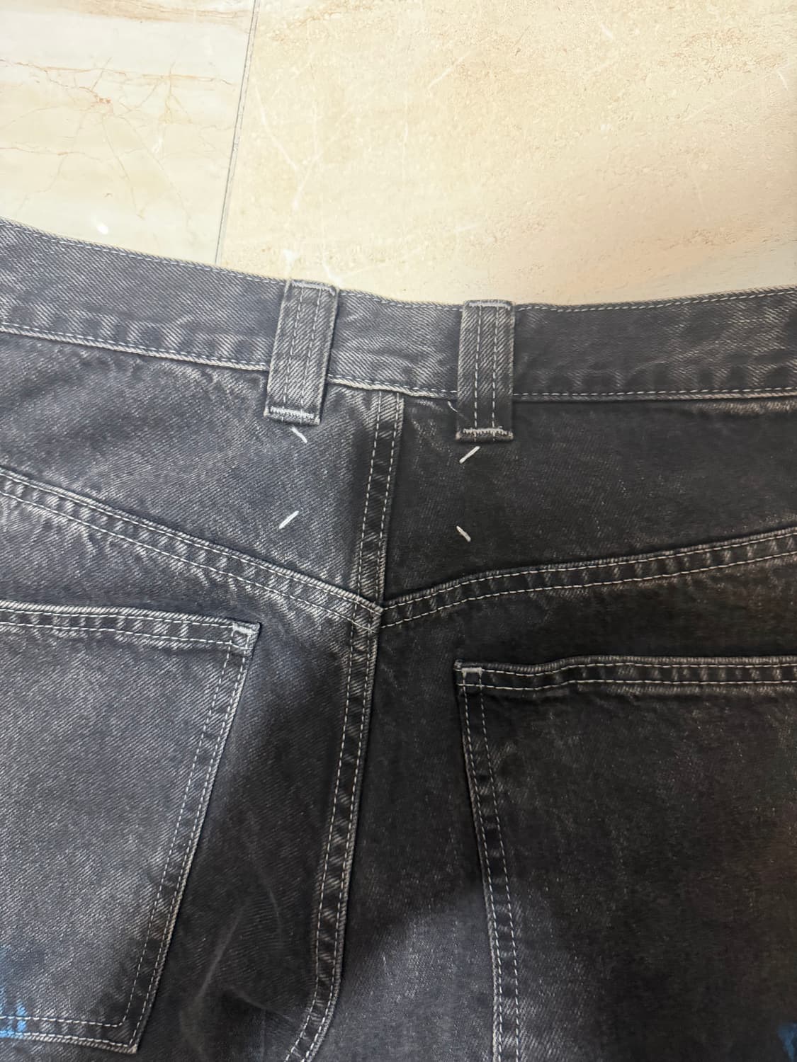 메종마르지엘라 카펜터 페인팅 데님 22ss 상품이미지3