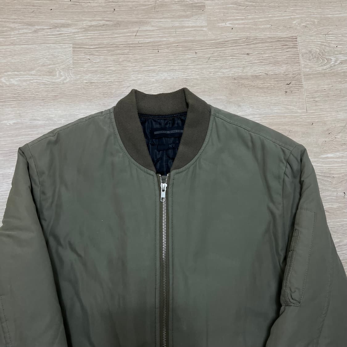 테일러 워커스 신슐레이트 MA-1 항공점퍼 봄버자켓 [카키] M/95 상품이미지2