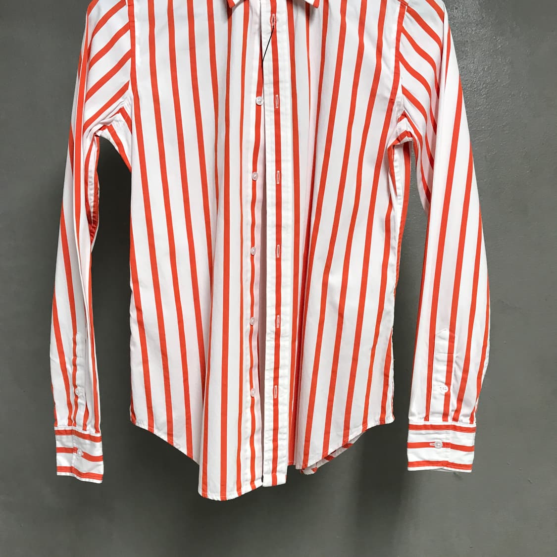 폴로 랄프로렌 스트라이프 셔츠 오렌지 2(W) 상품이미지3