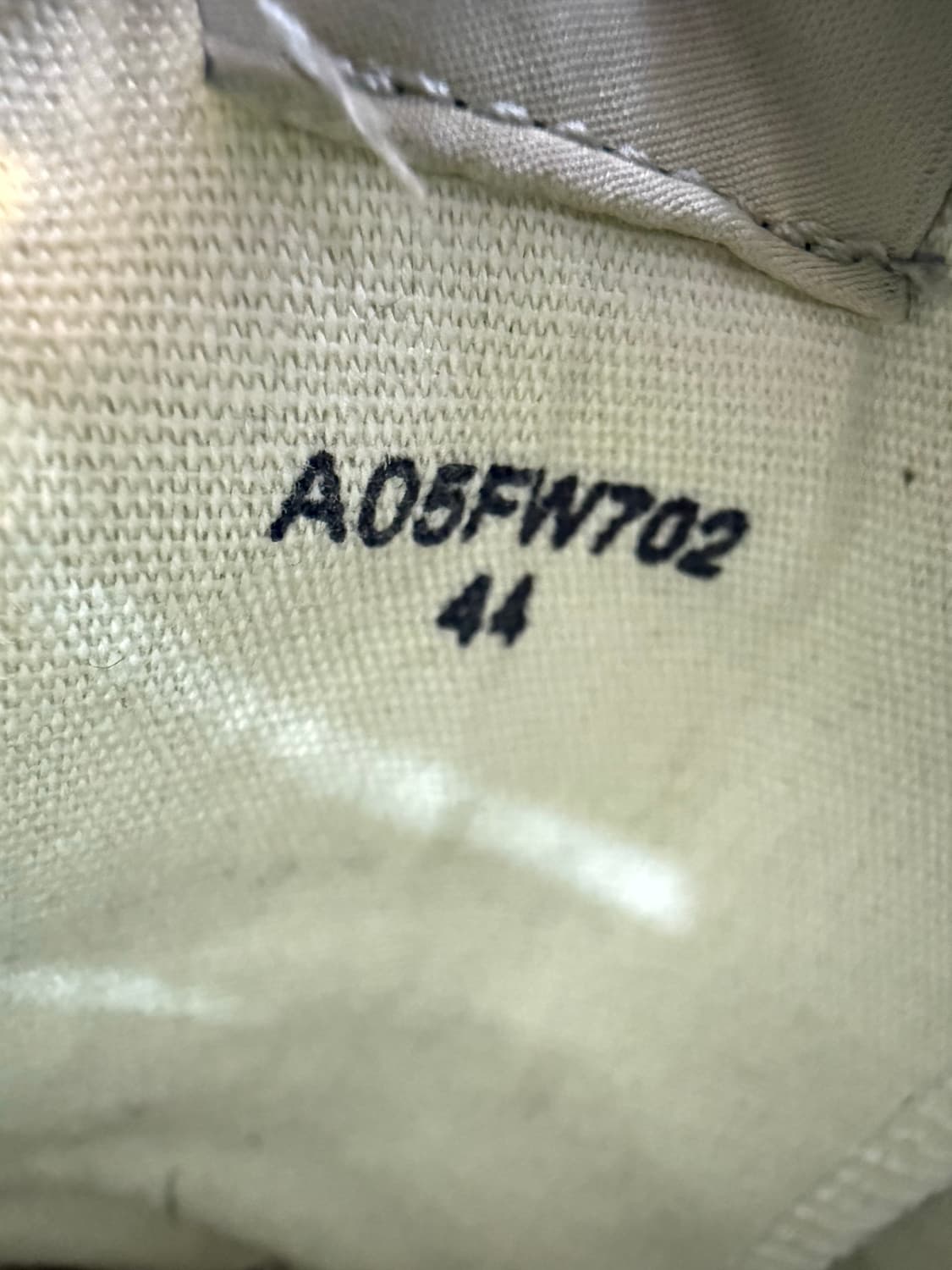 (44) 메종 미하라 야스히로 행크 OG 솔 캔버스 로우탑 스니커즈 블랙 상품이미지6