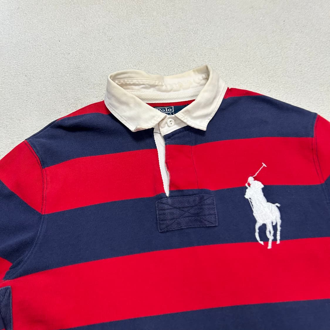 Polo Big Pony Stripe Rugby Tee  상품이미지5
