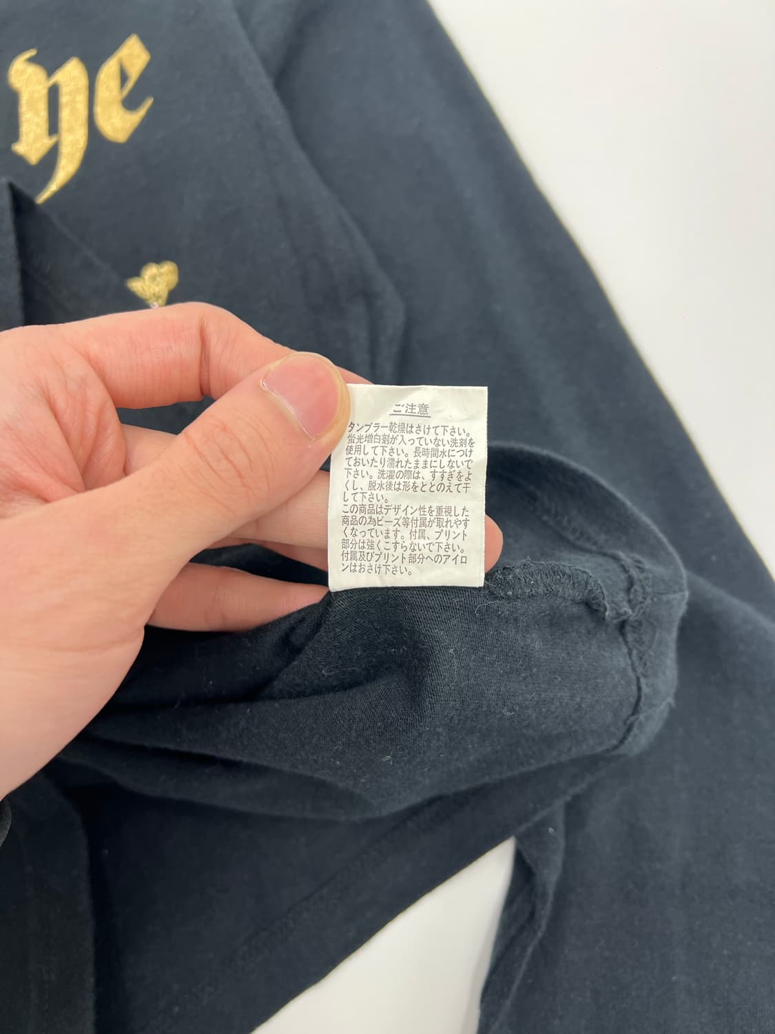 빈티지 y2k 프린팅 롱 슬리브 상품이미지5