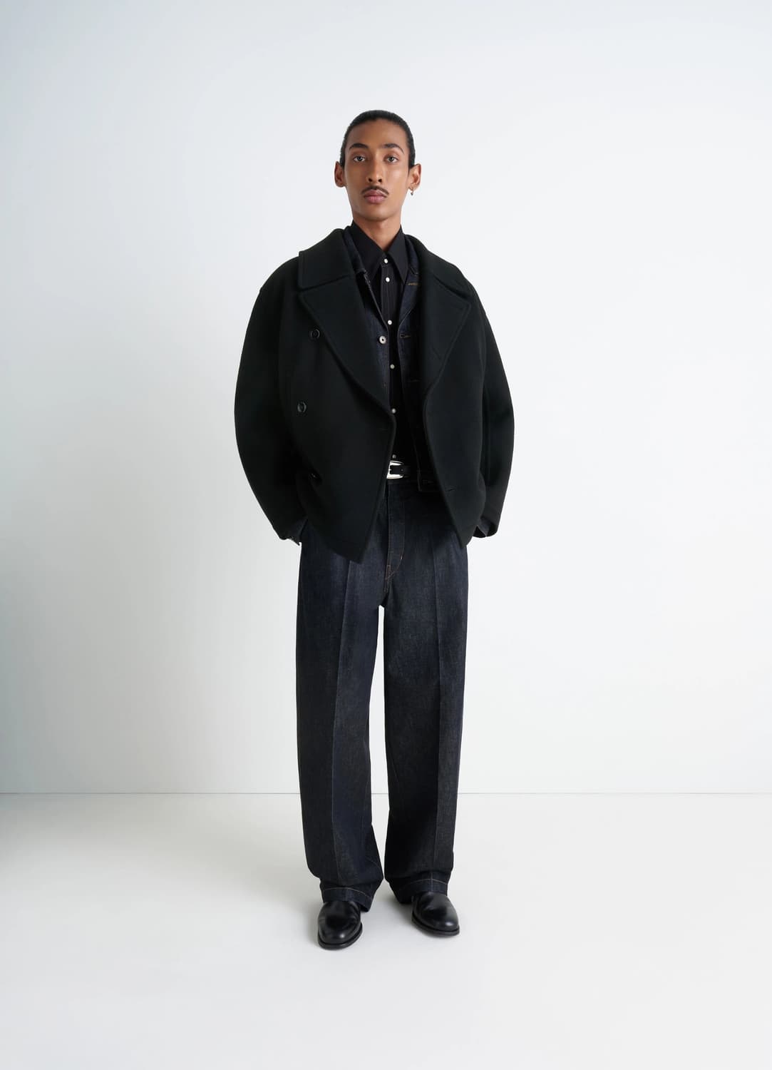 [48]르메르 25fw 박스 피코트/블랙 상품이미지3