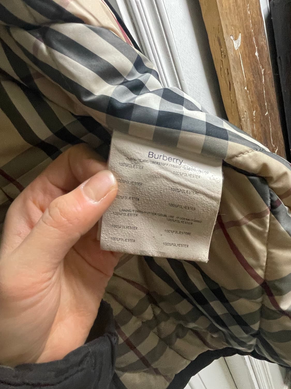 버버리 노바체크 누빔 자켓 상품이미지7