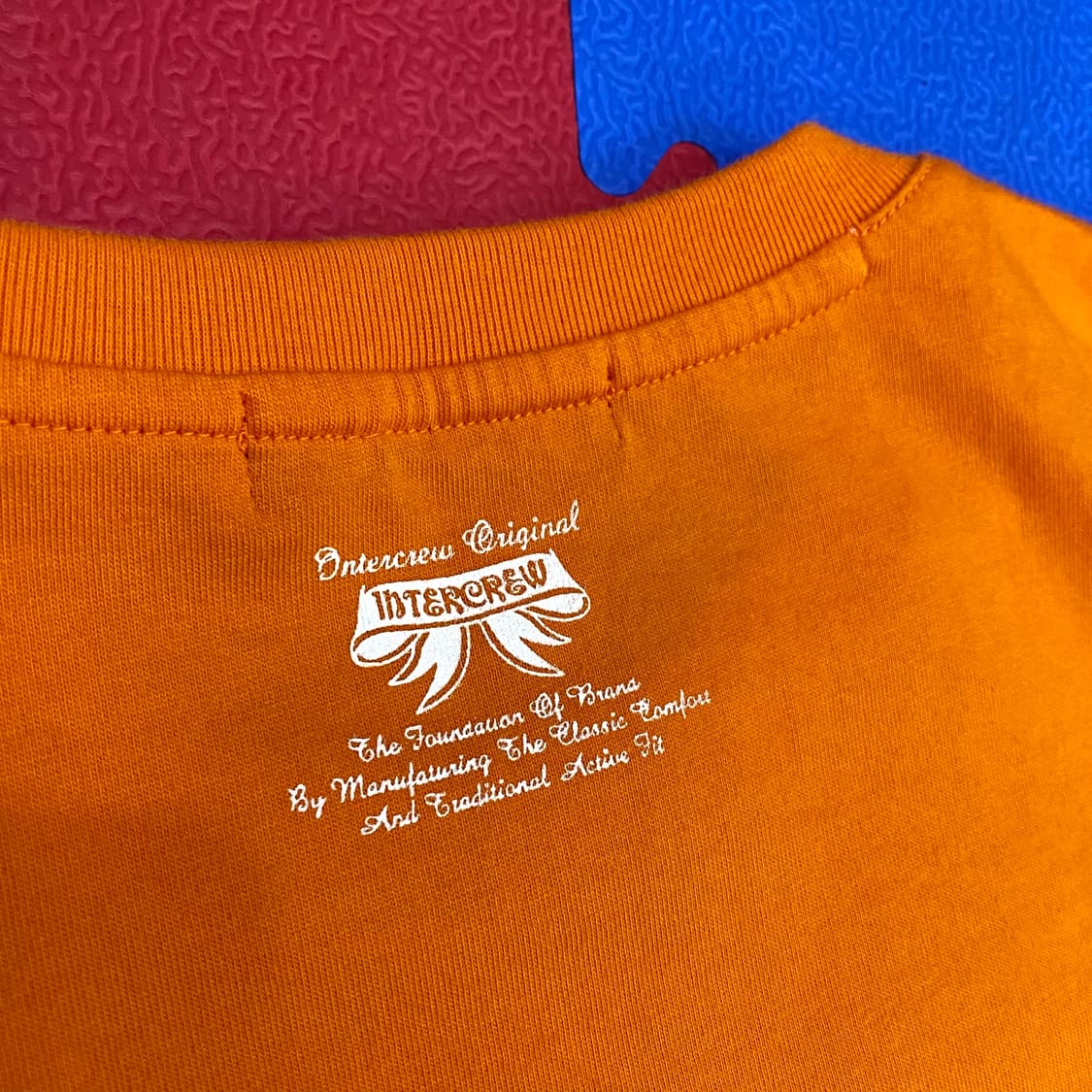 2000s 인터크루 로고 프린팅 반팔 티셔츠 상품이미지5