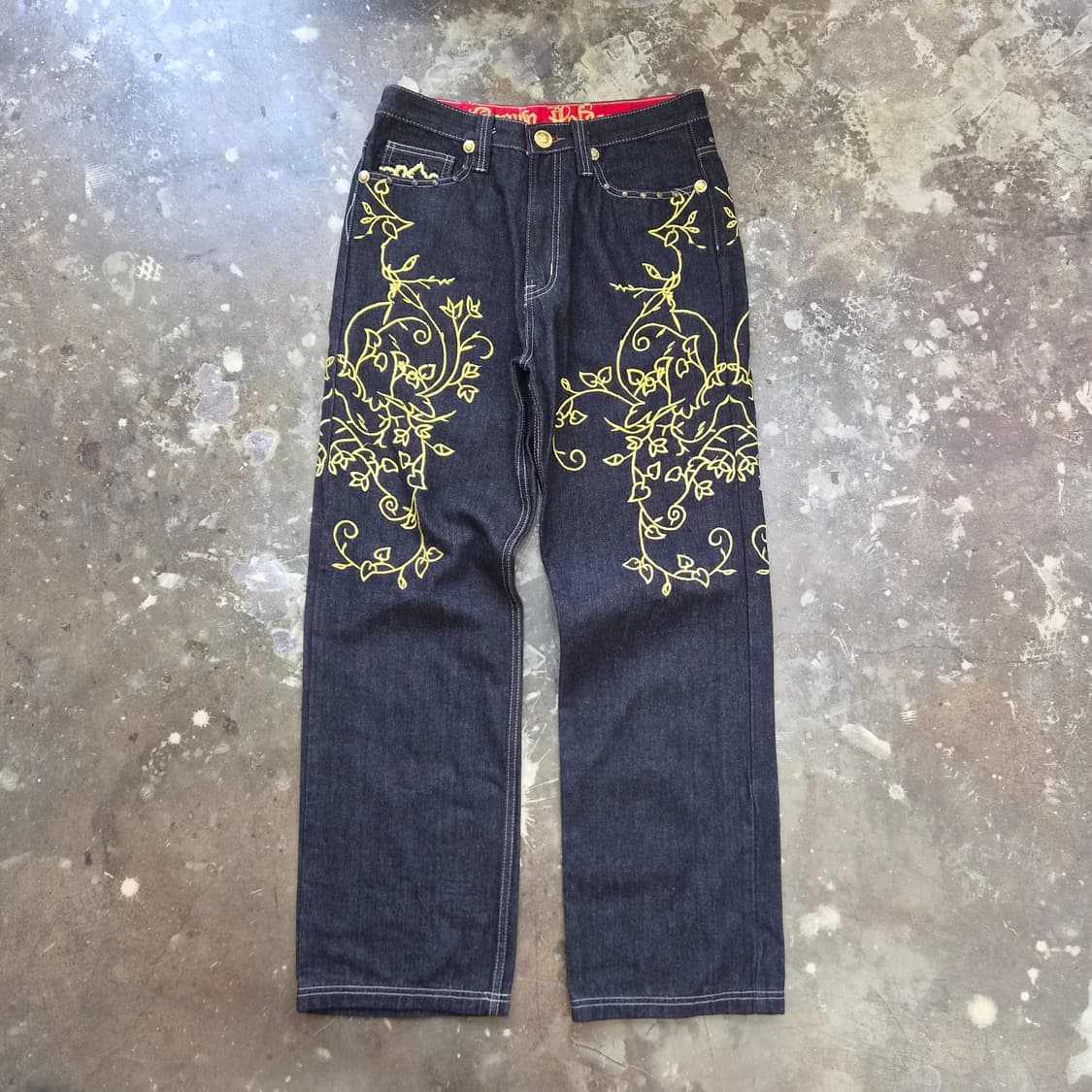 32) 크라운홀더 자수 청바지 데님팬츠 상품이미지1