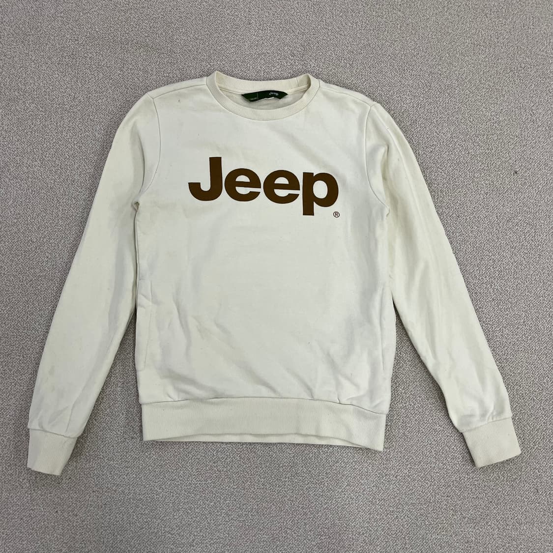 S 지프 빅로고 맨투맨 스웻셔츠 0126M 상품이미지1