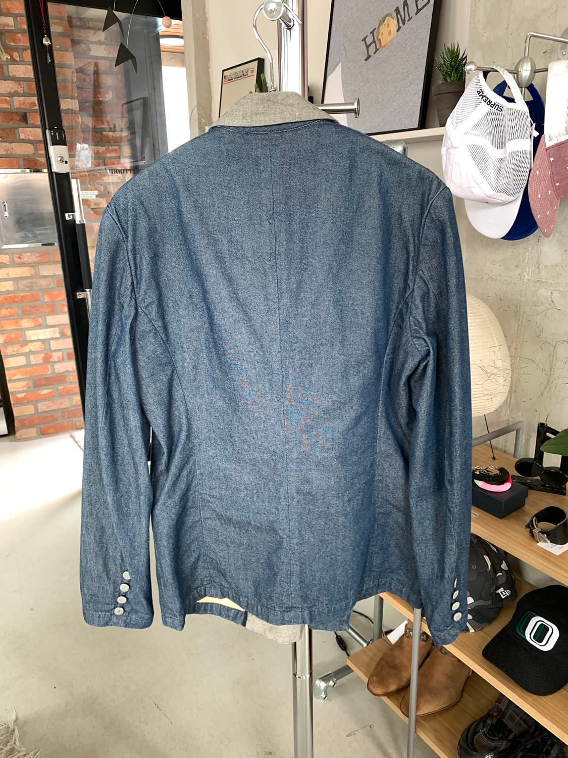 Kapital 캐피탈 데님 더블 블레이저 자켓 상품이미지4