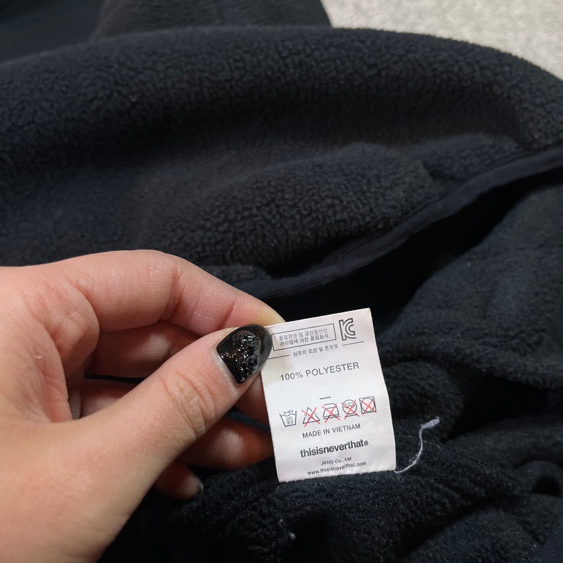 디스이즈네버댓 스냅 하프넥 플리스 풀오버 상품이미지5