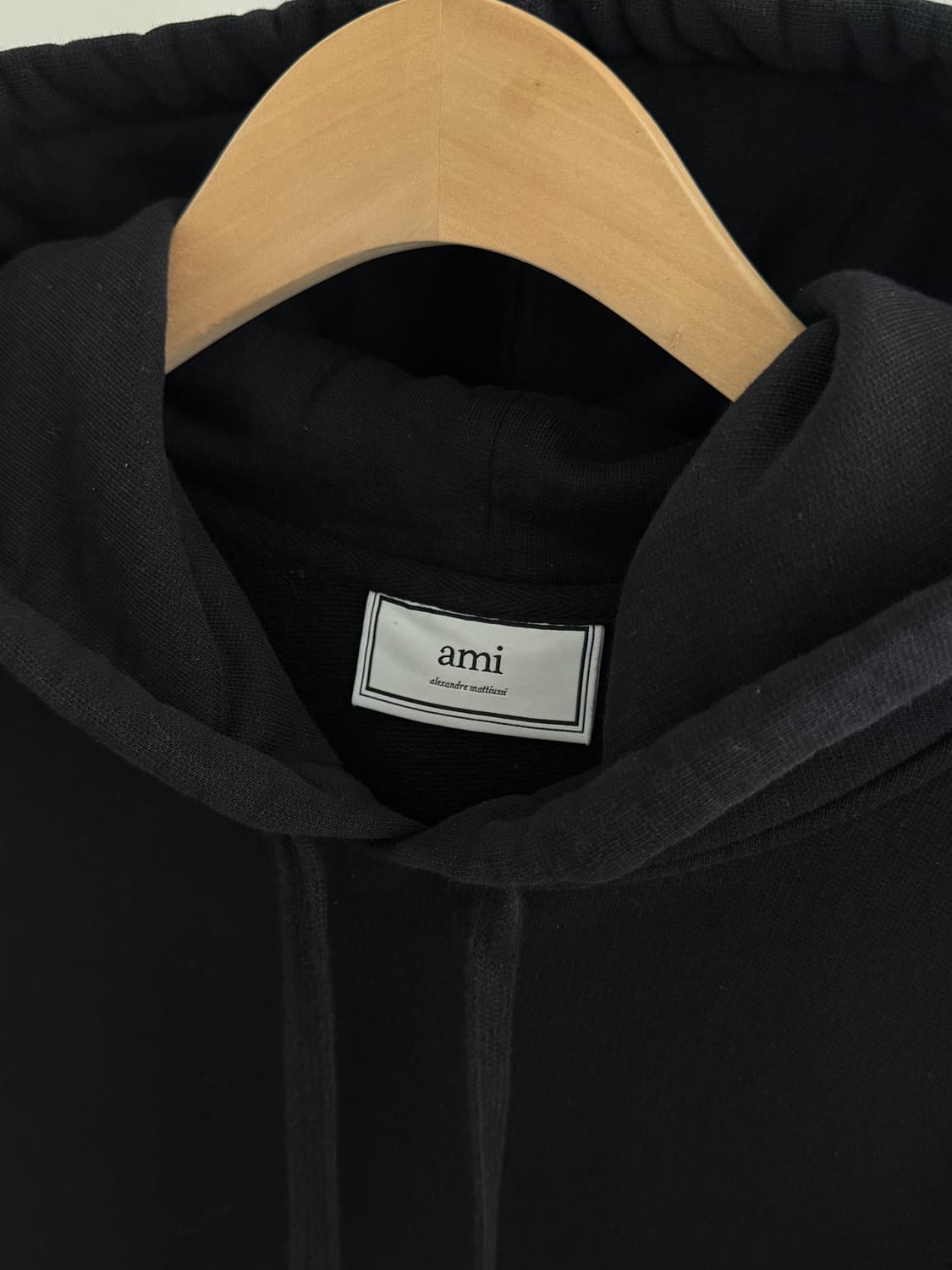 Ami 아미 하트로고 블랙컬러 후드티 상품이미지5