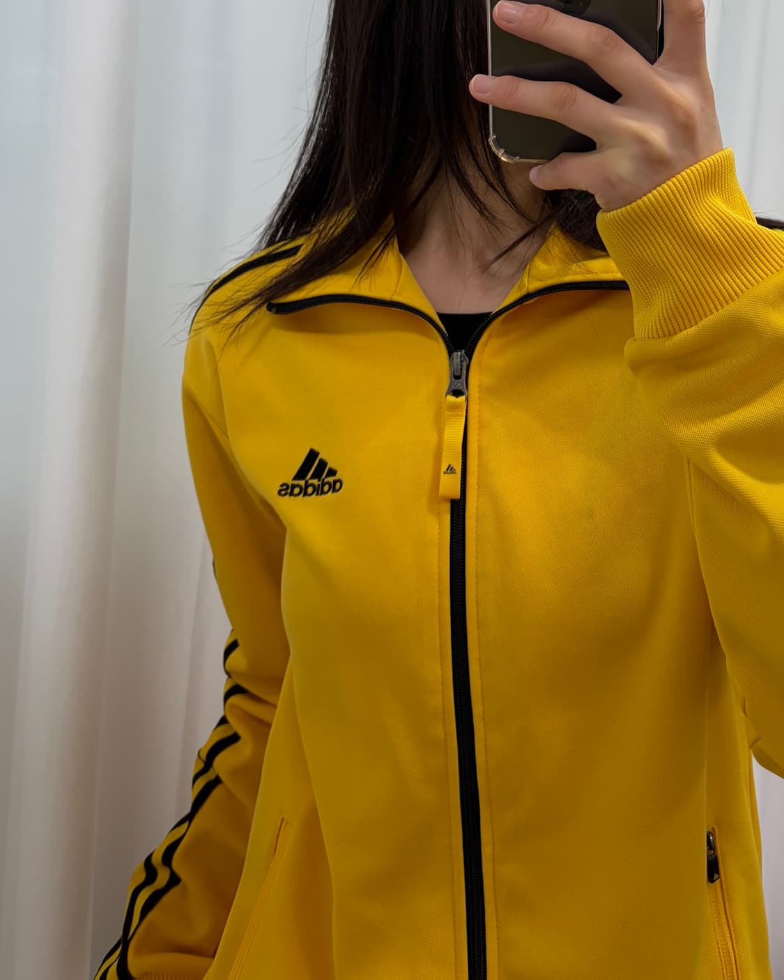 [M]아디다스 머스타드 옐로우 트랙탑 져지 상품이미지1