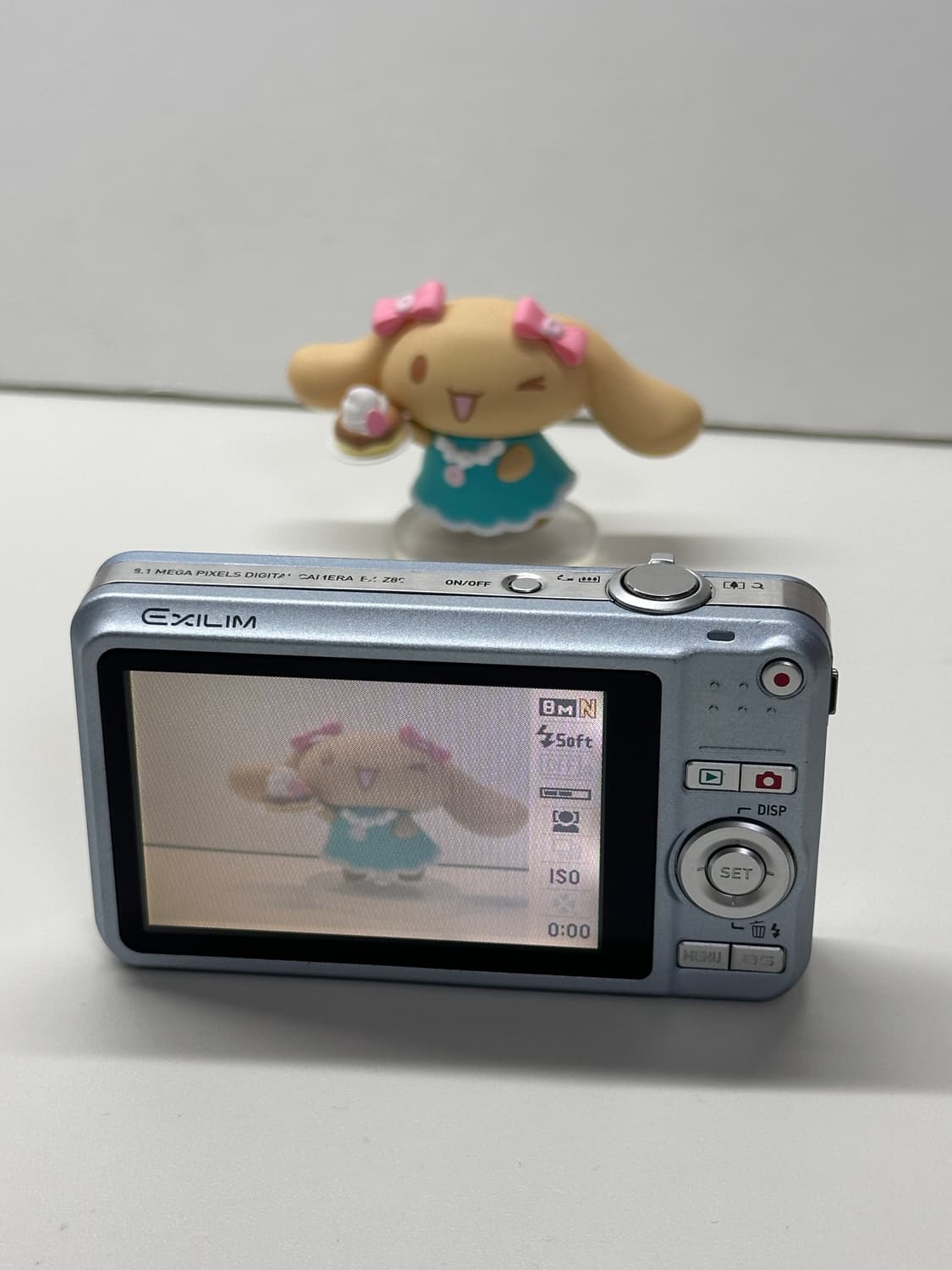 (카리나,최예나,츄)카시오 엑슬림 EX-Z80 스카이블루💙☁️ 상품이미지7