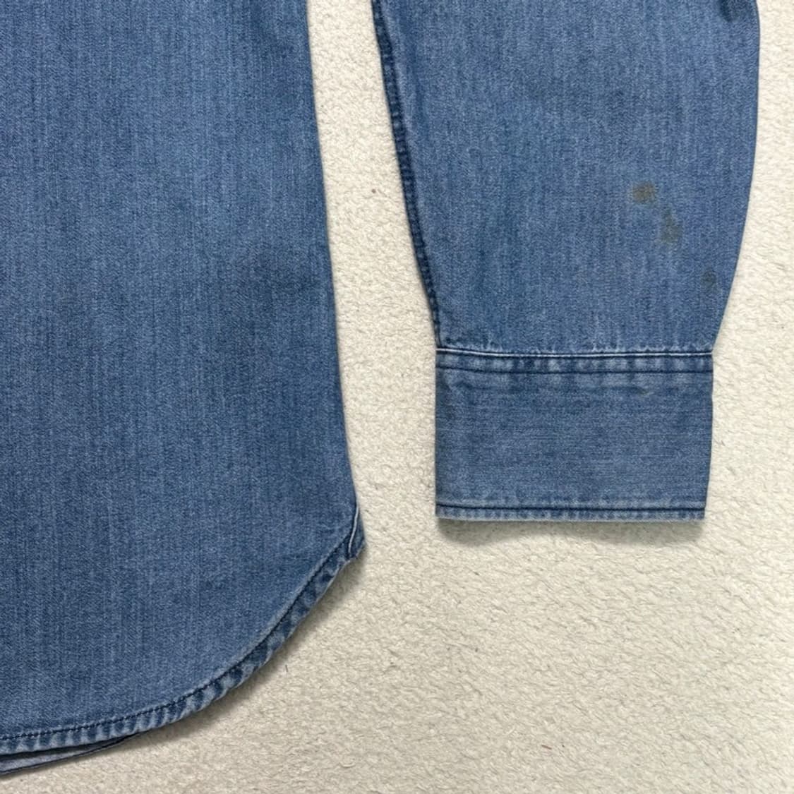 LACOSTE 중청 데님 셔츠 40 상품이미지3