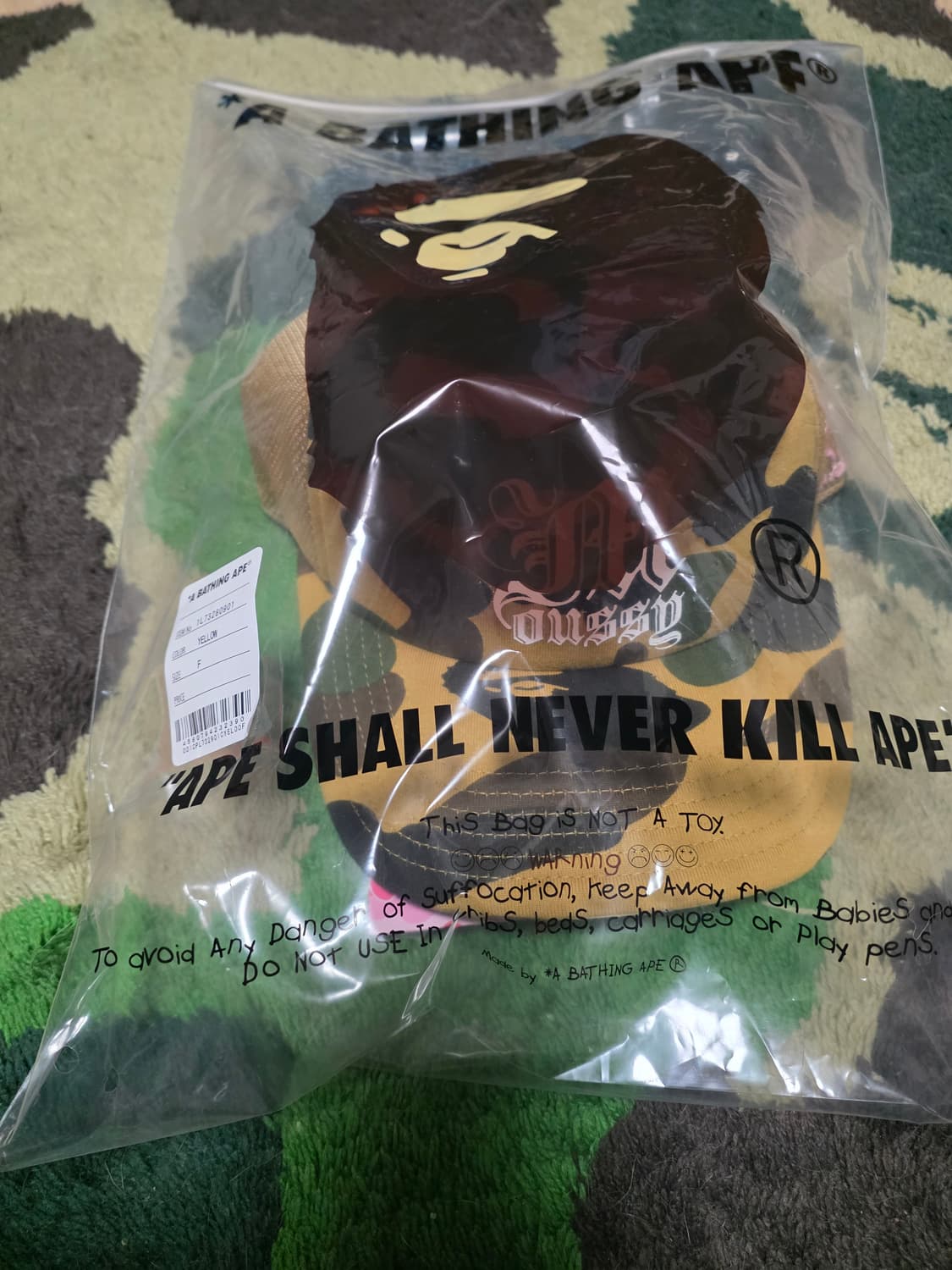 [OS] 베이프 x MOUSSY 1ST 황계 매쉬캡 상품이미지10