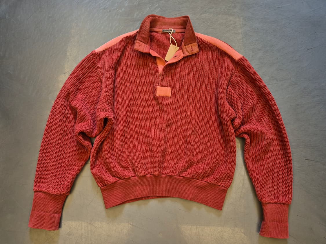 80s isseymiyakemen half button kint 상품이미지1