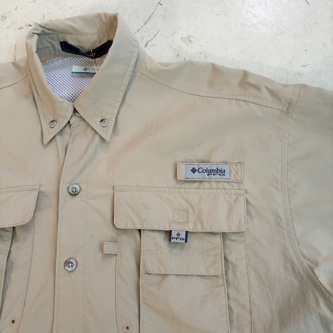 컬럼비아 PFG 빈티지 반팔셔츠 S 상품이미지5