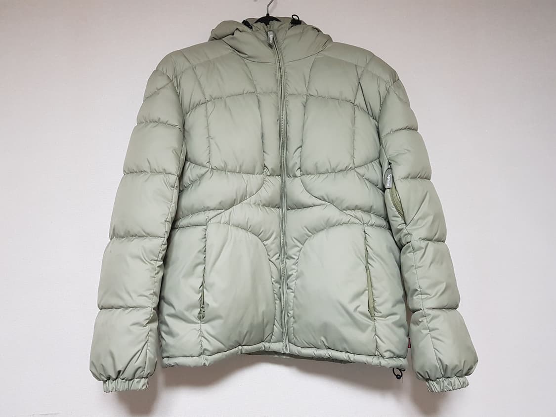 슈프림 와프 후드 퍼피 패딩 자켓 세이지 21FW 상품이미지2