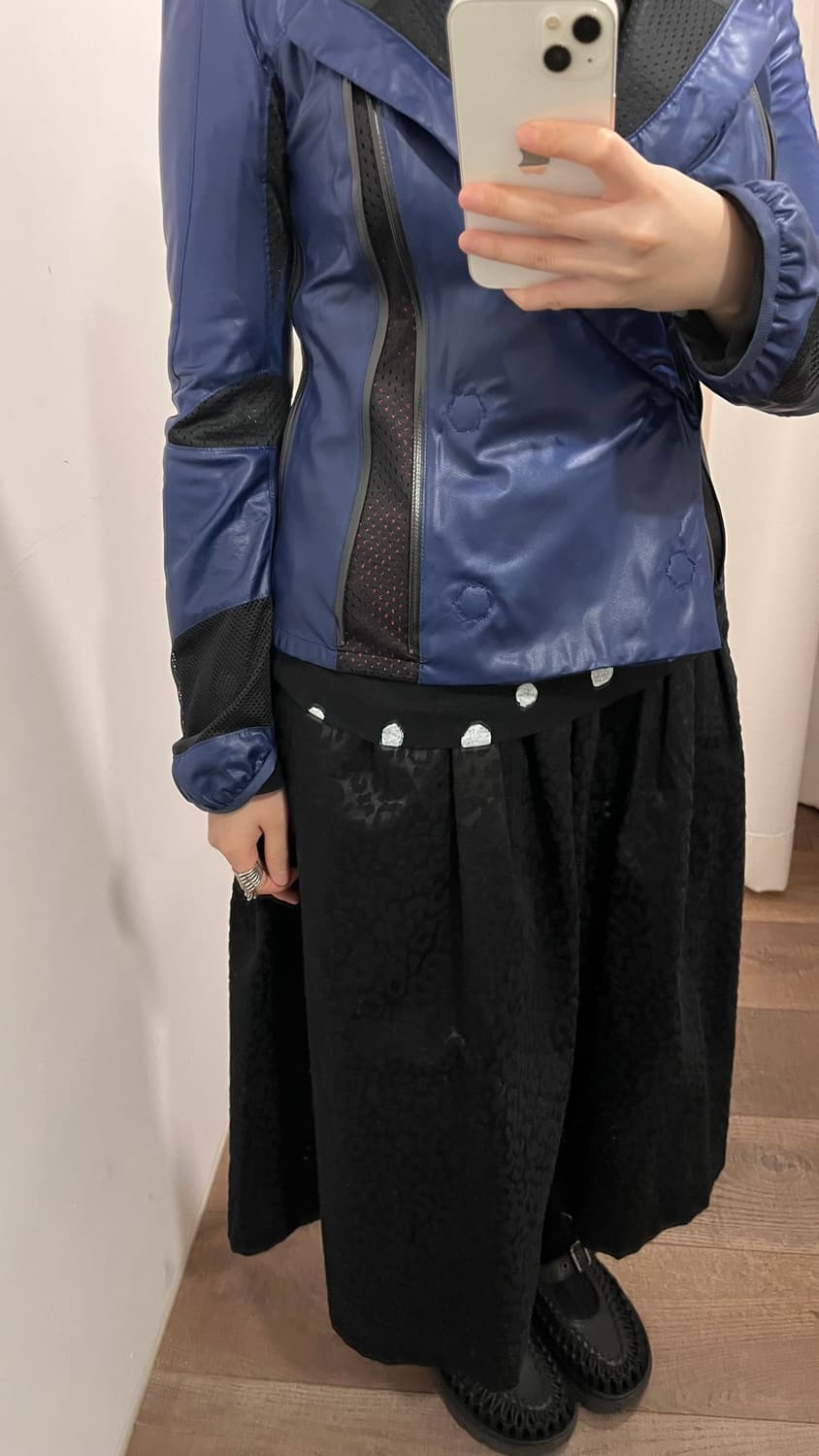 Zipper Mesh Detail Jacket 상품이미지5