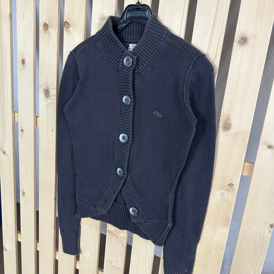 (S) 타미힐피거 차콜 볼레로 니트 가디건 상품이미지2