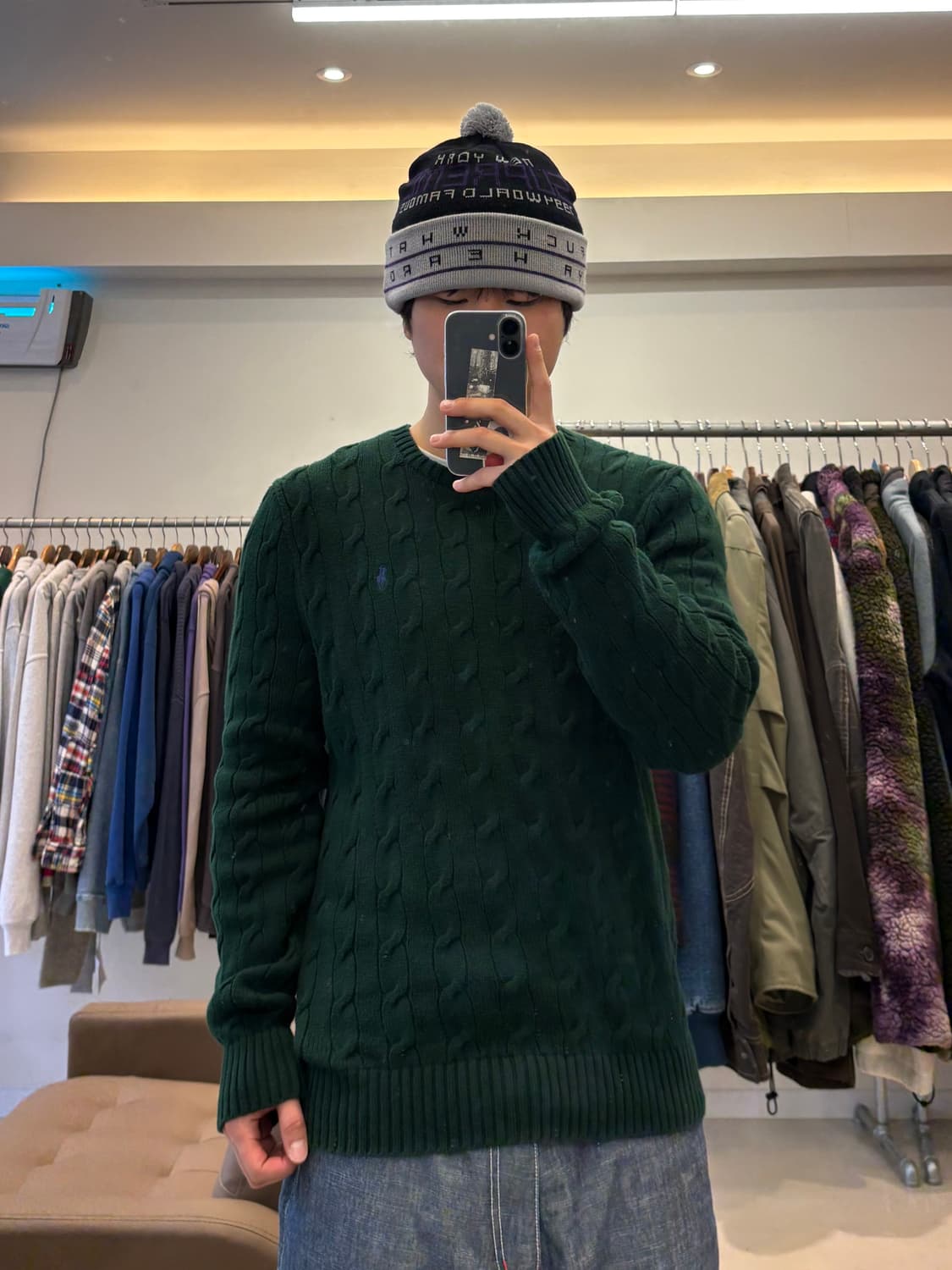 폴로 랄프로렌 꽈배기 니트 상품이미지7