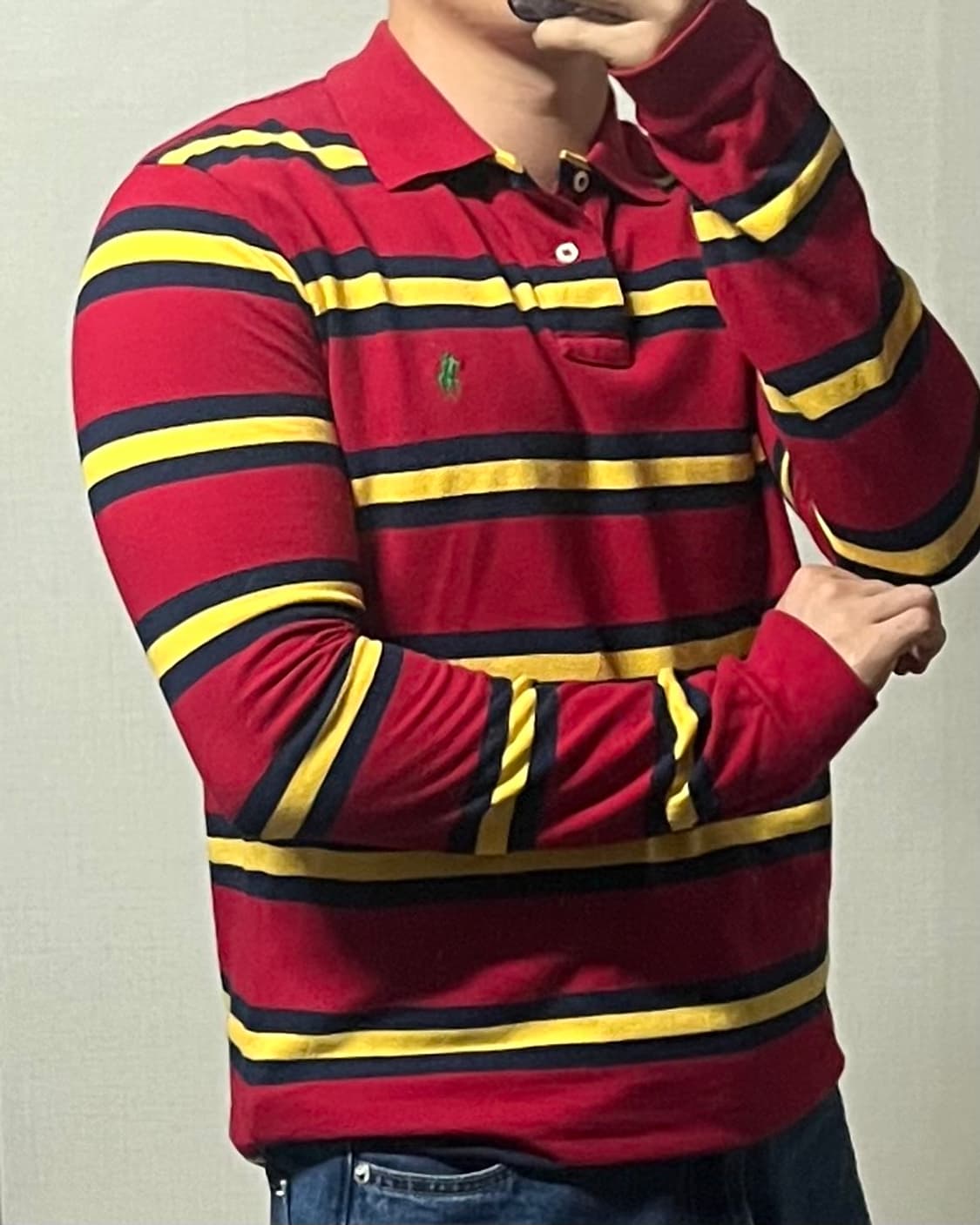 폴로랄프로렌 스트라이프 카라티 상품이미지2