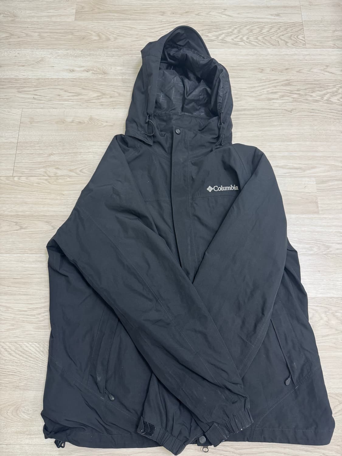 컬럼비아 블랙 바람막이 자켓 L 상품이미지1
