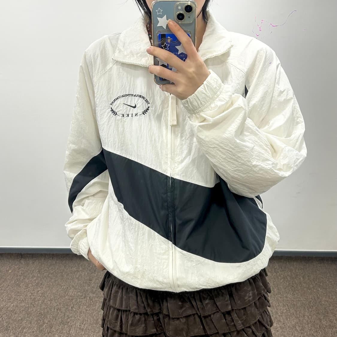 Nike 나이키 빅스우시 아이보리 바람막이 상품이미지1