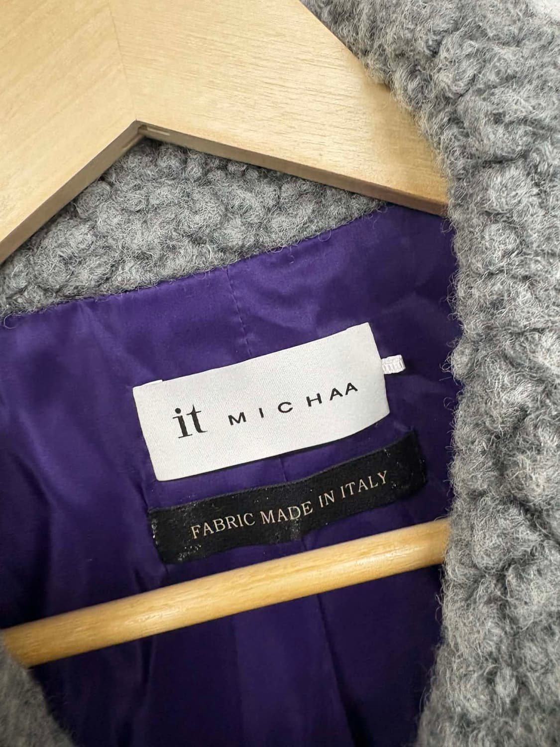 잇 미샤 22fw 울 혼방 플리스 자켓 [79-85-155] 상품이미지3