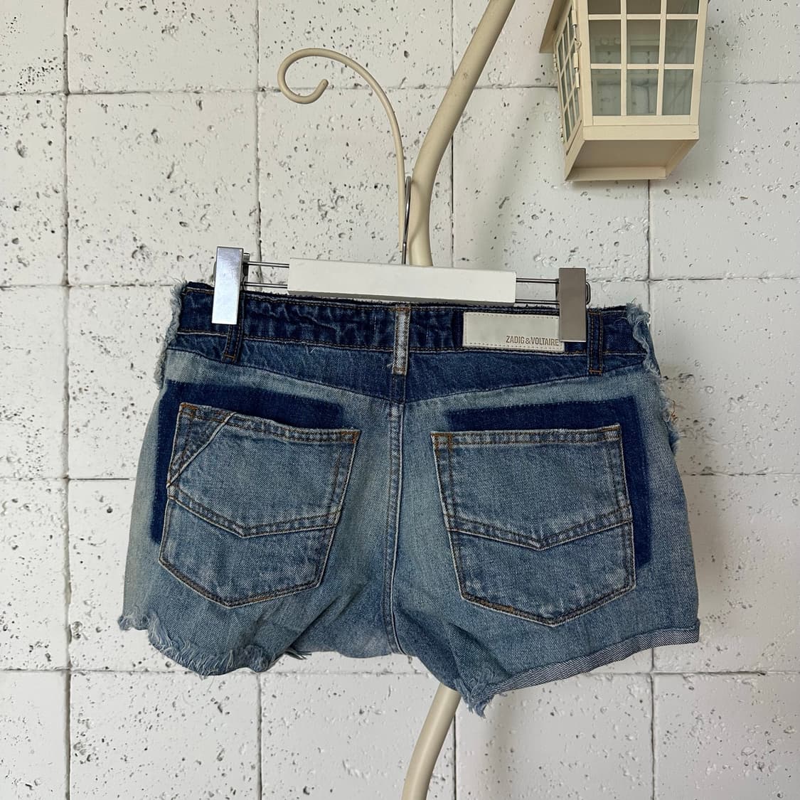 우먼36 자딕앤볼테르 데님 핫팬츠 상품이미지3