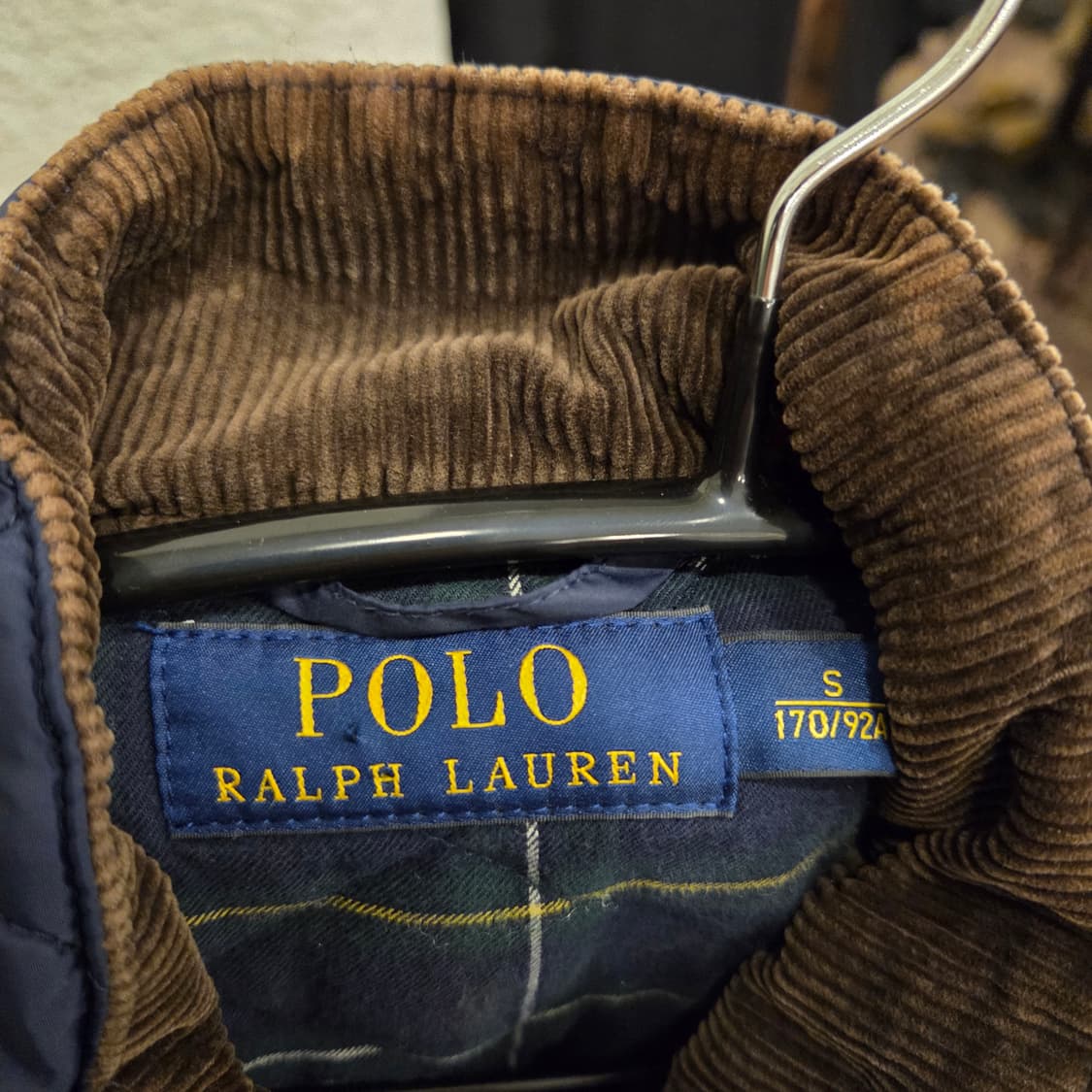 폴로 퀼팅 자켓 네이비 s 상품이미지3