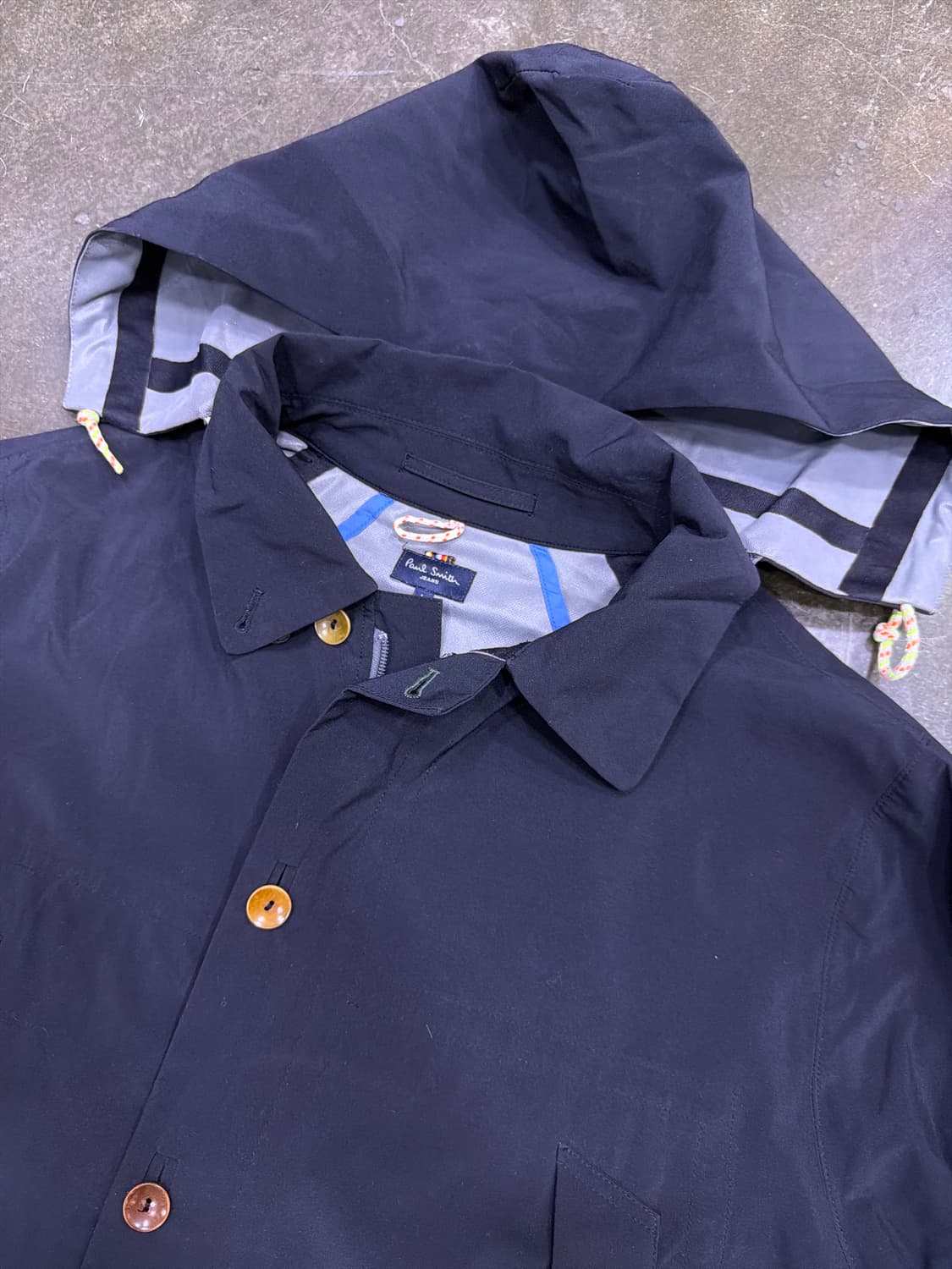 폴스미스 워터루프 후드 레인코트 블랙 L 상품이미지3