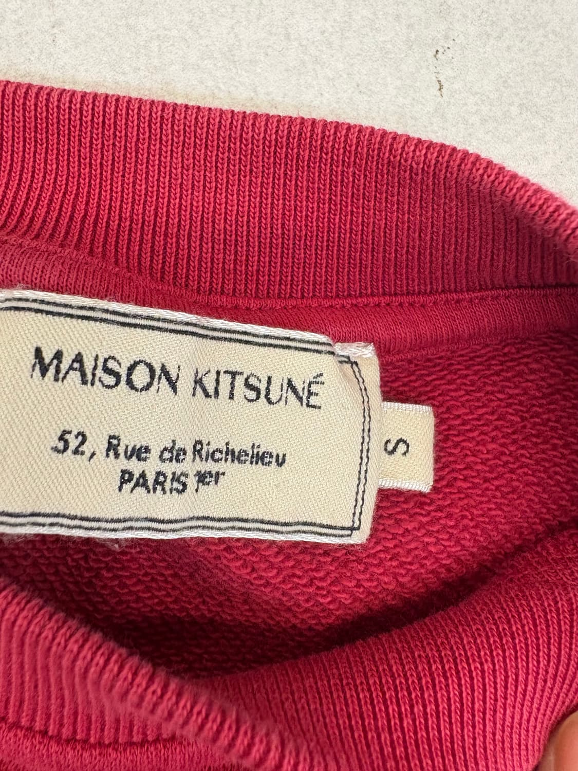 메종 키츠네 맨투맨 ( 백화점판 ) 상품이미지2