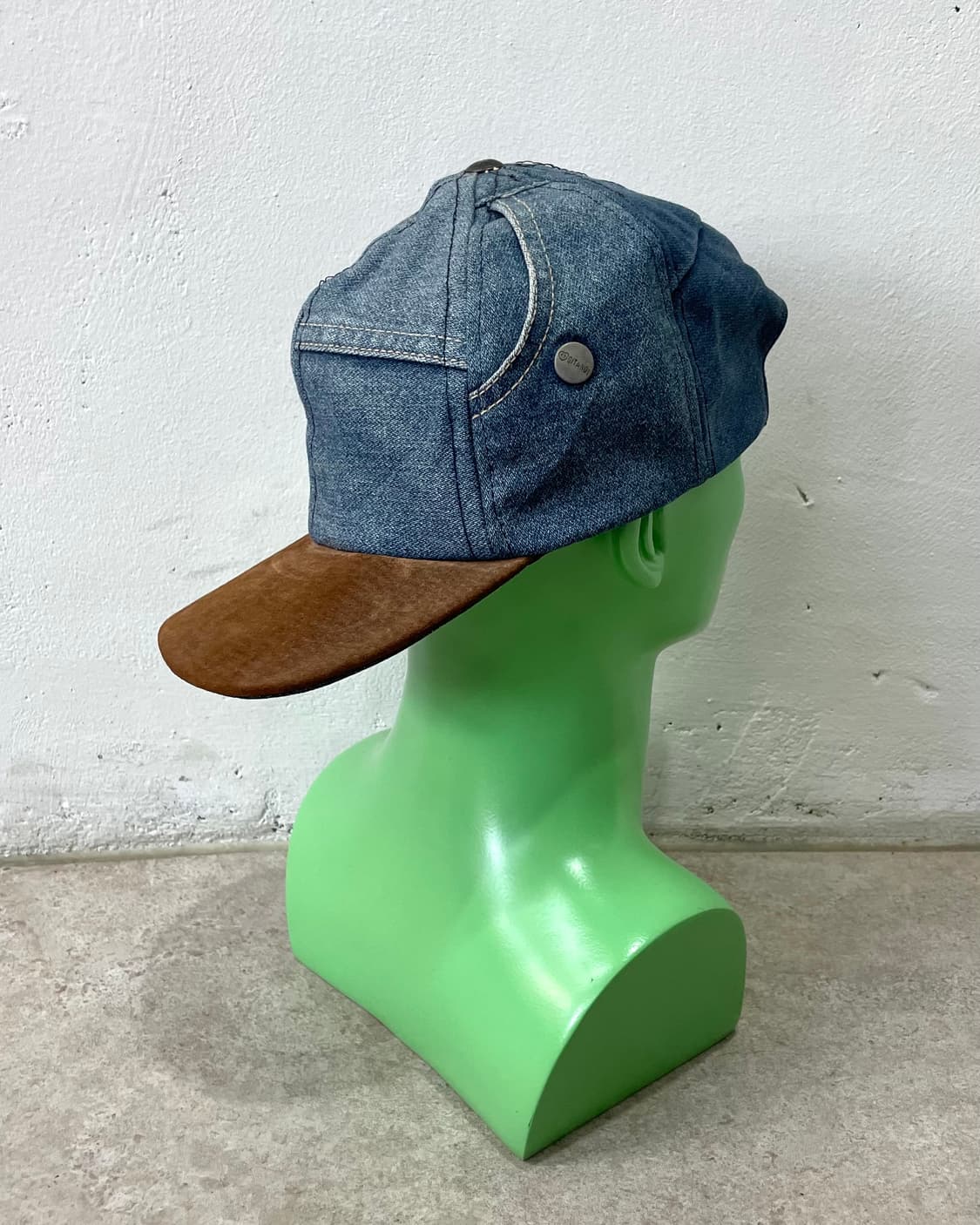 denim patchwork brown cap hat  상품이미지9