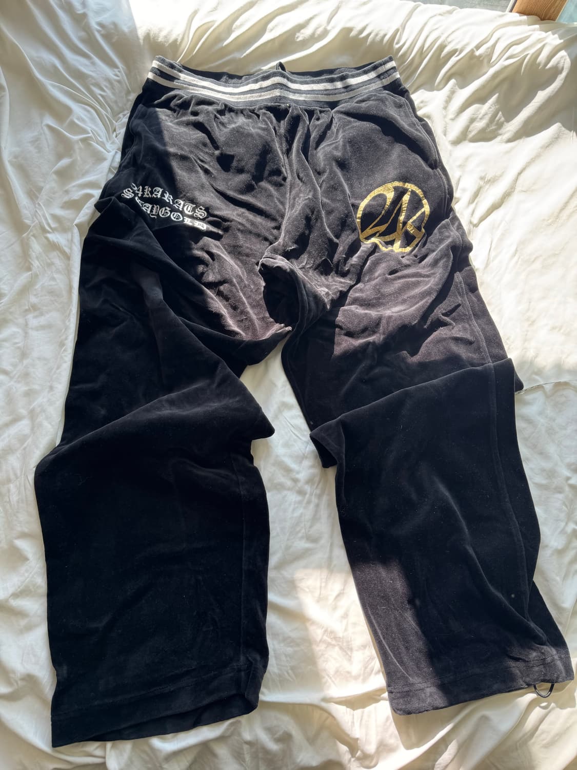 24karats Stay Gold Exile 벨루어 팬츠 상품이미지1