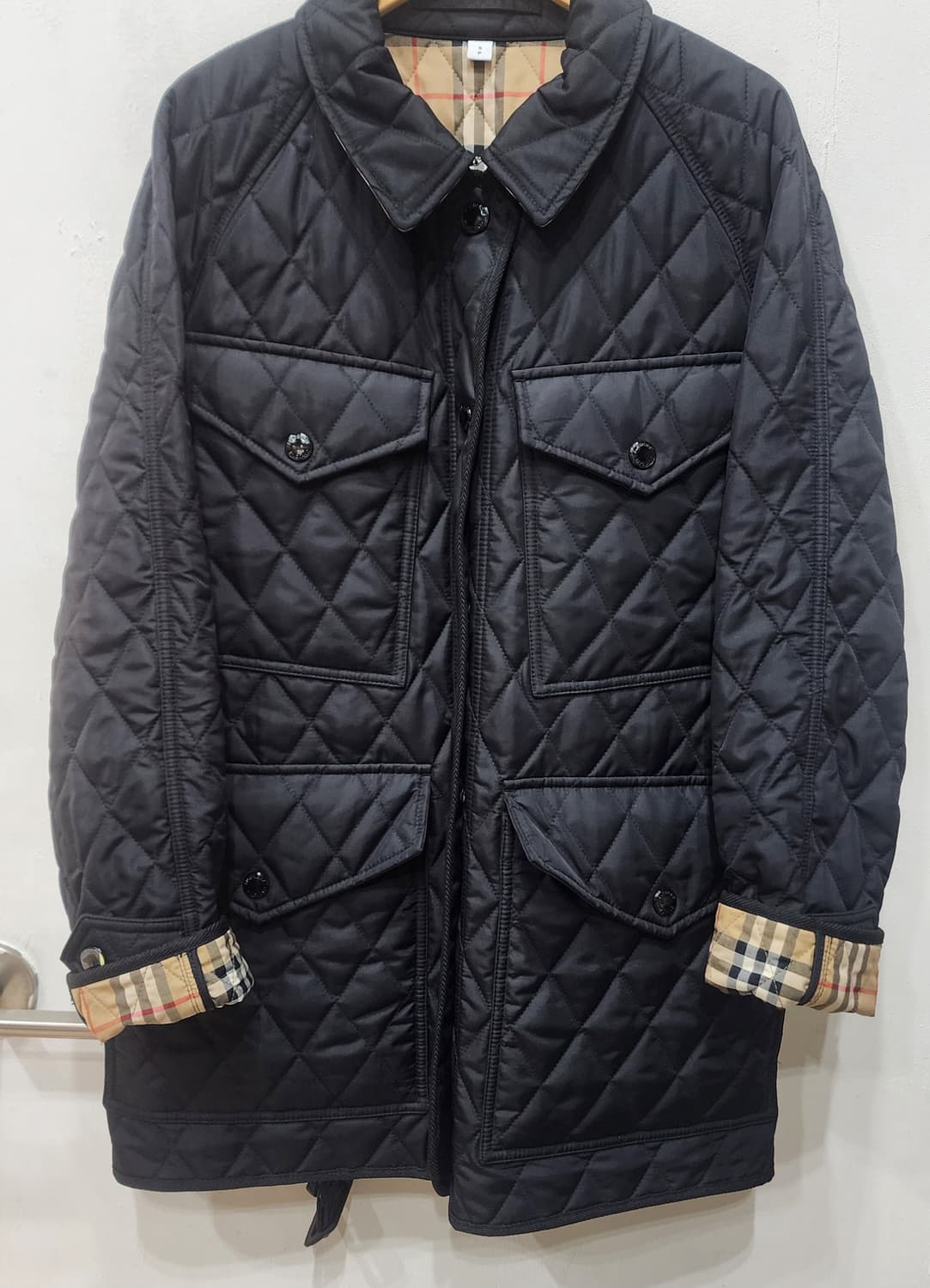 버버리 KEMBEL 다이아몬드 퀼팅자켓 S 새거급 상품이미지1