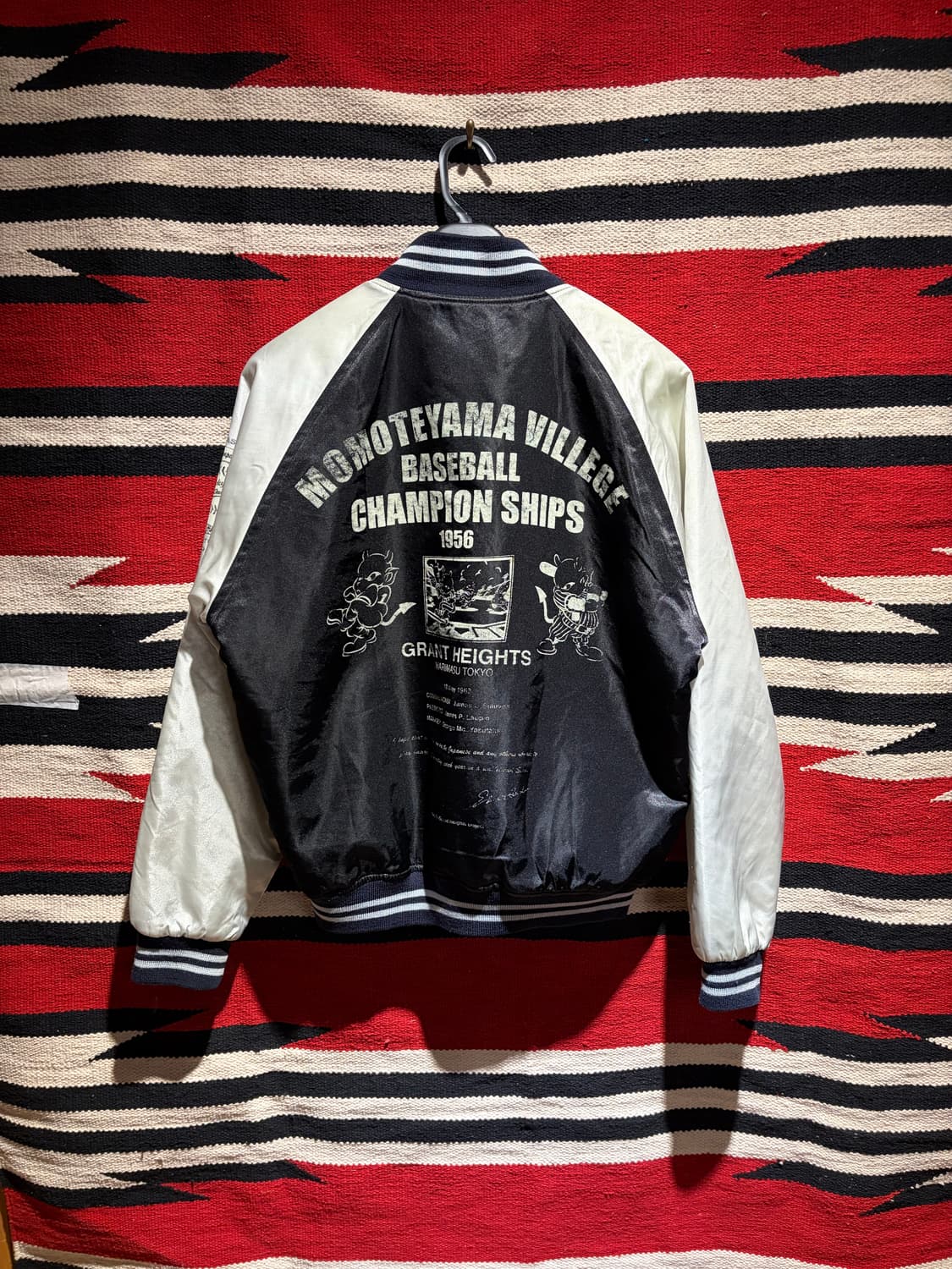 Ted company baseball jacket / 테드맨 사틴 자켓 상품이미지4