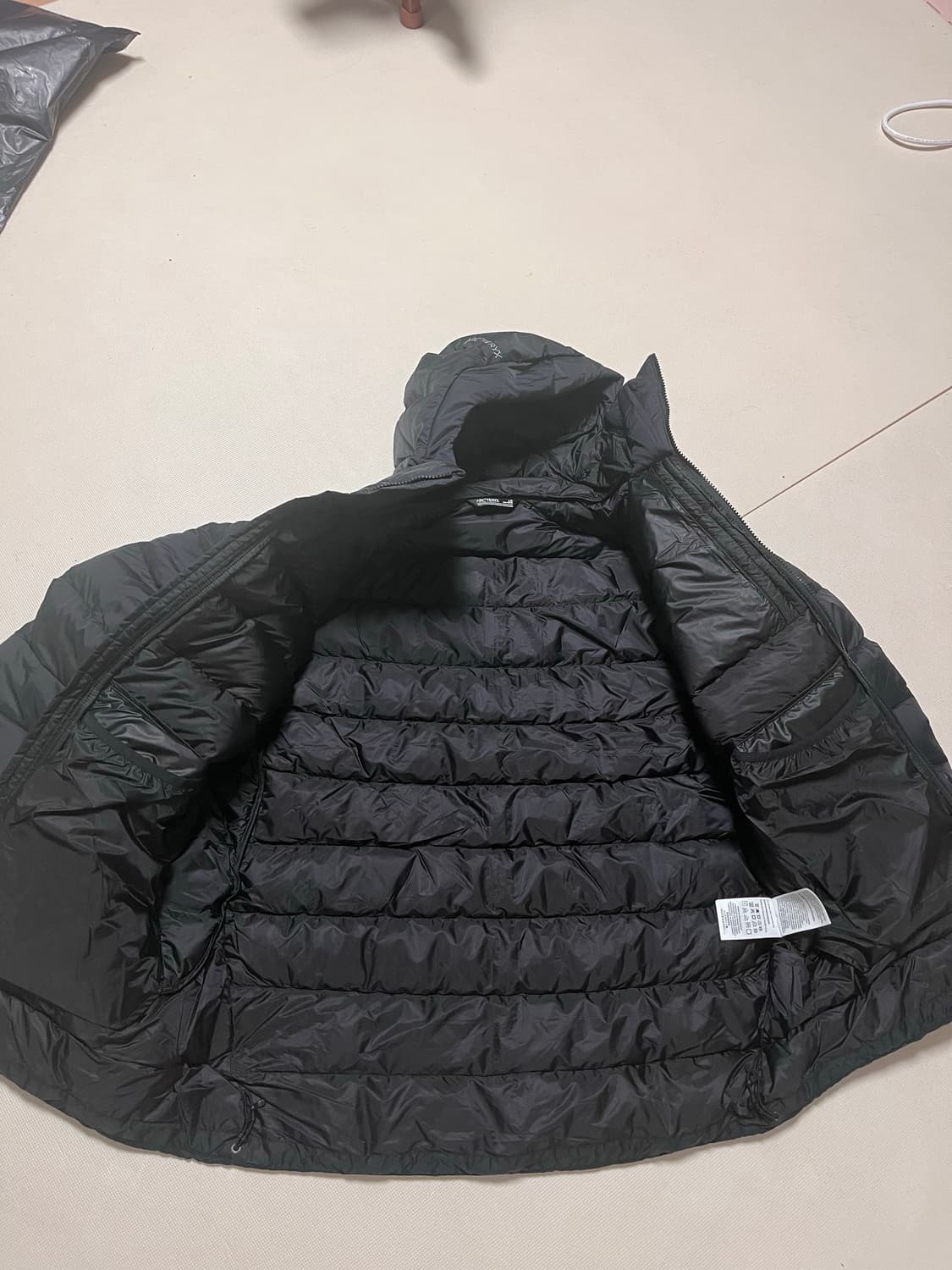 토륨후디 블랙 L 상품이미지4