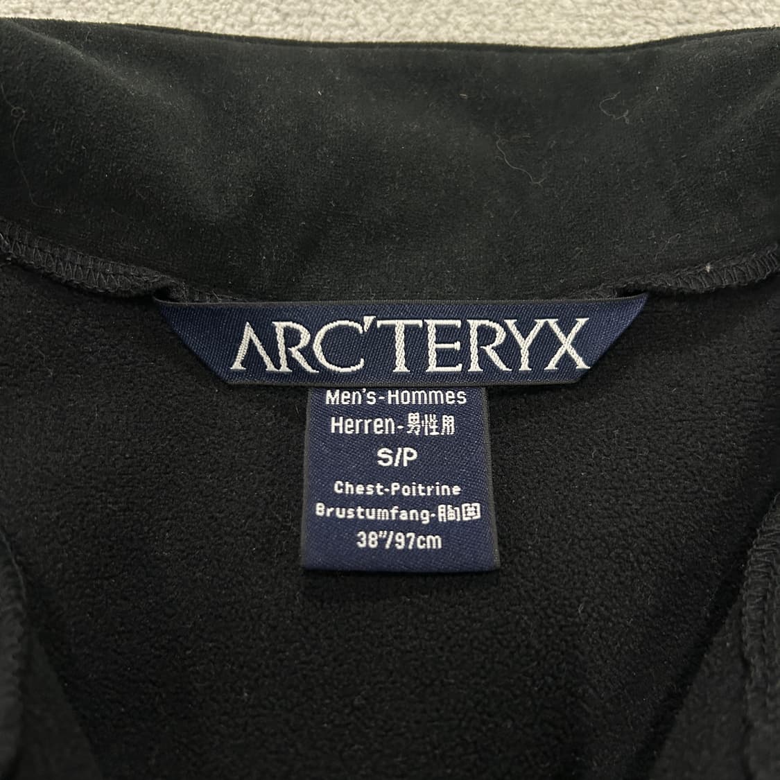 아크테릭스 윈드스토퍼 구형 블랙 쉘 자켓 90 상품이미지3