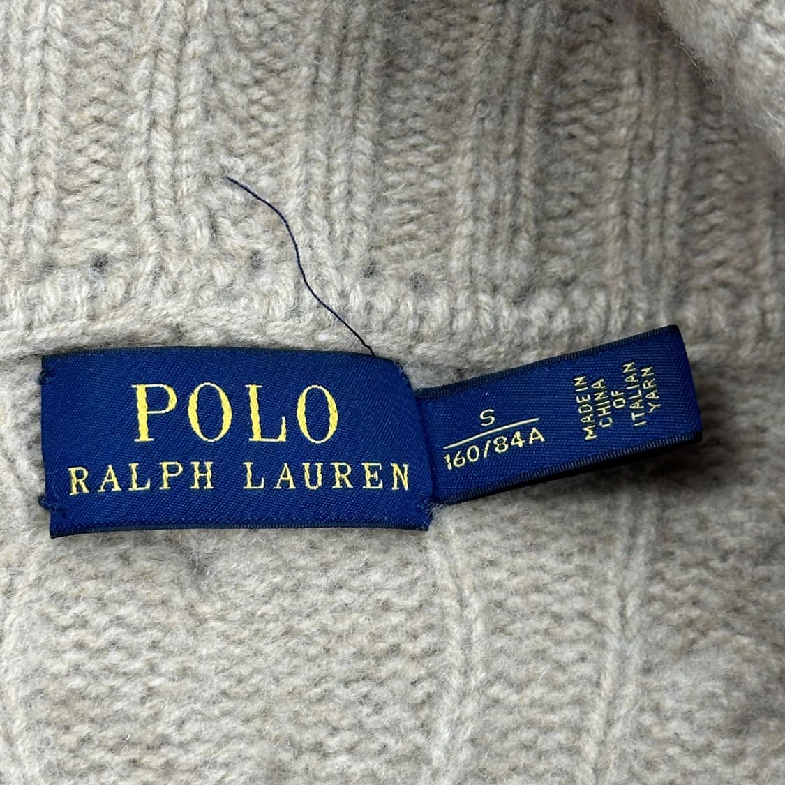 폴로 랄프로렌 여성 케이블 니트 케이프 가디건 여성S 상품이미지4