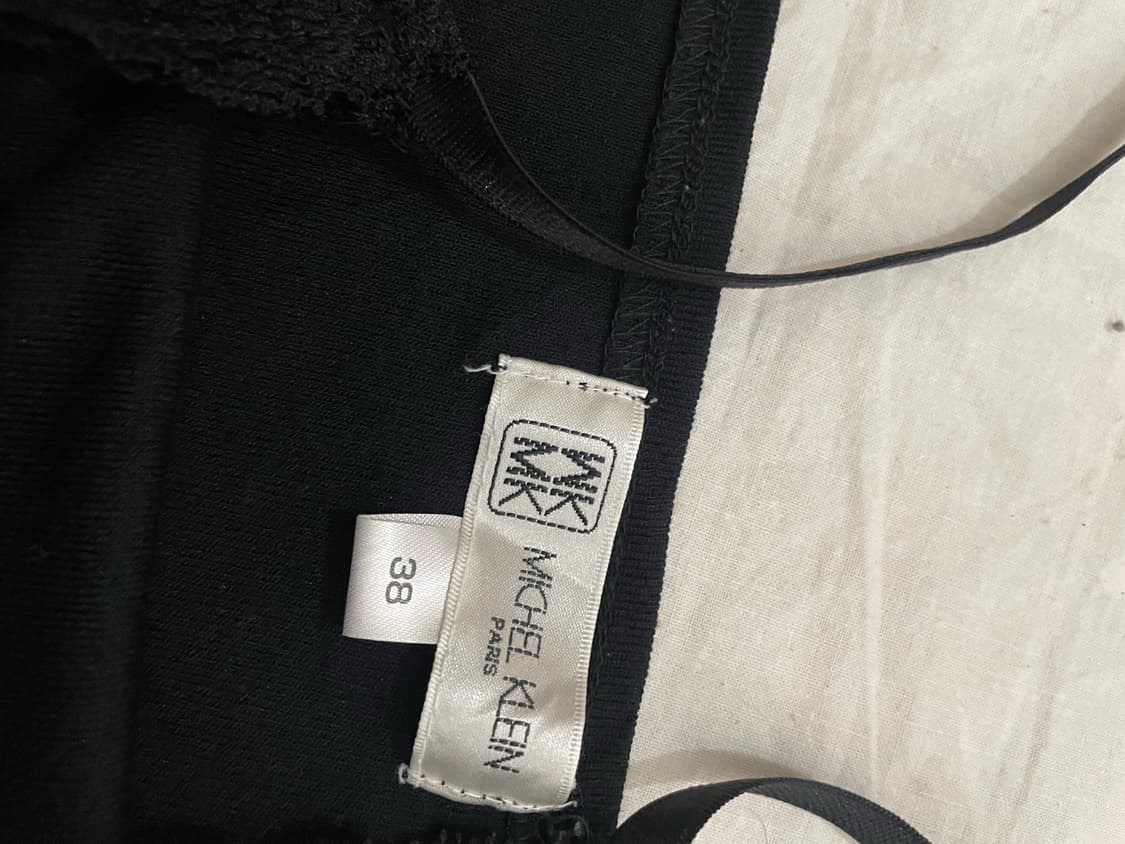 MICHEL KLEIN 블랙 레이스 슬림 나시  상품이미지5