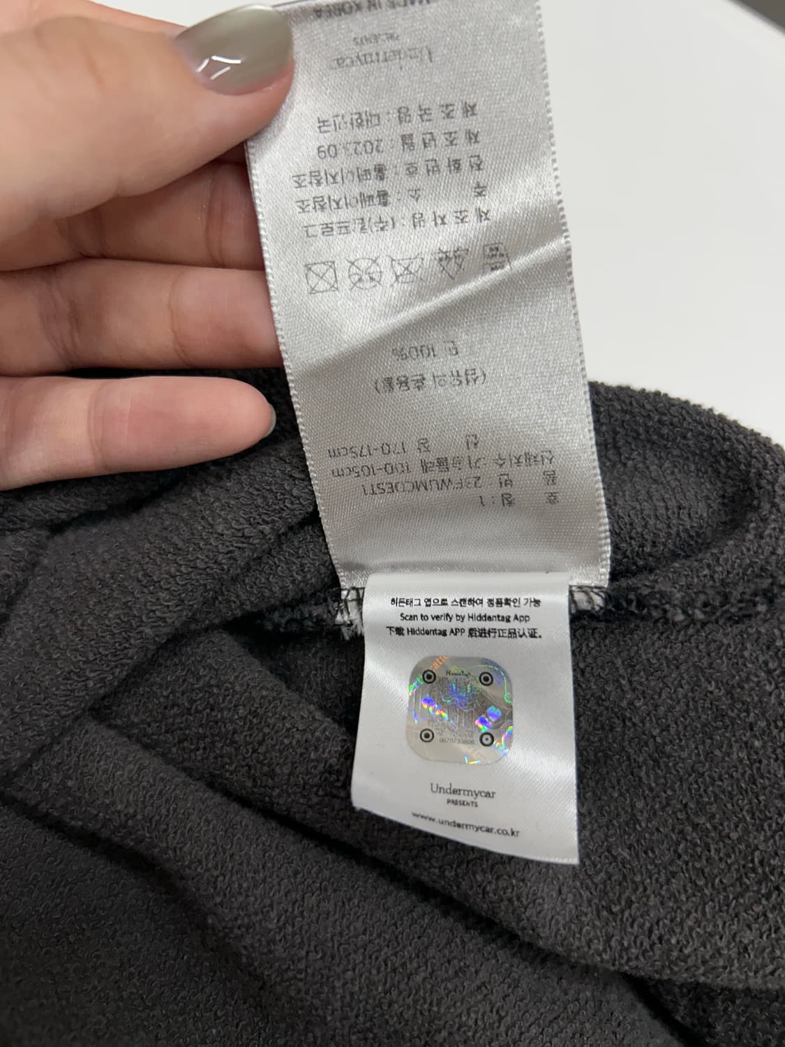 언더마이카 왁스 오버핏 후디 상품이미지4