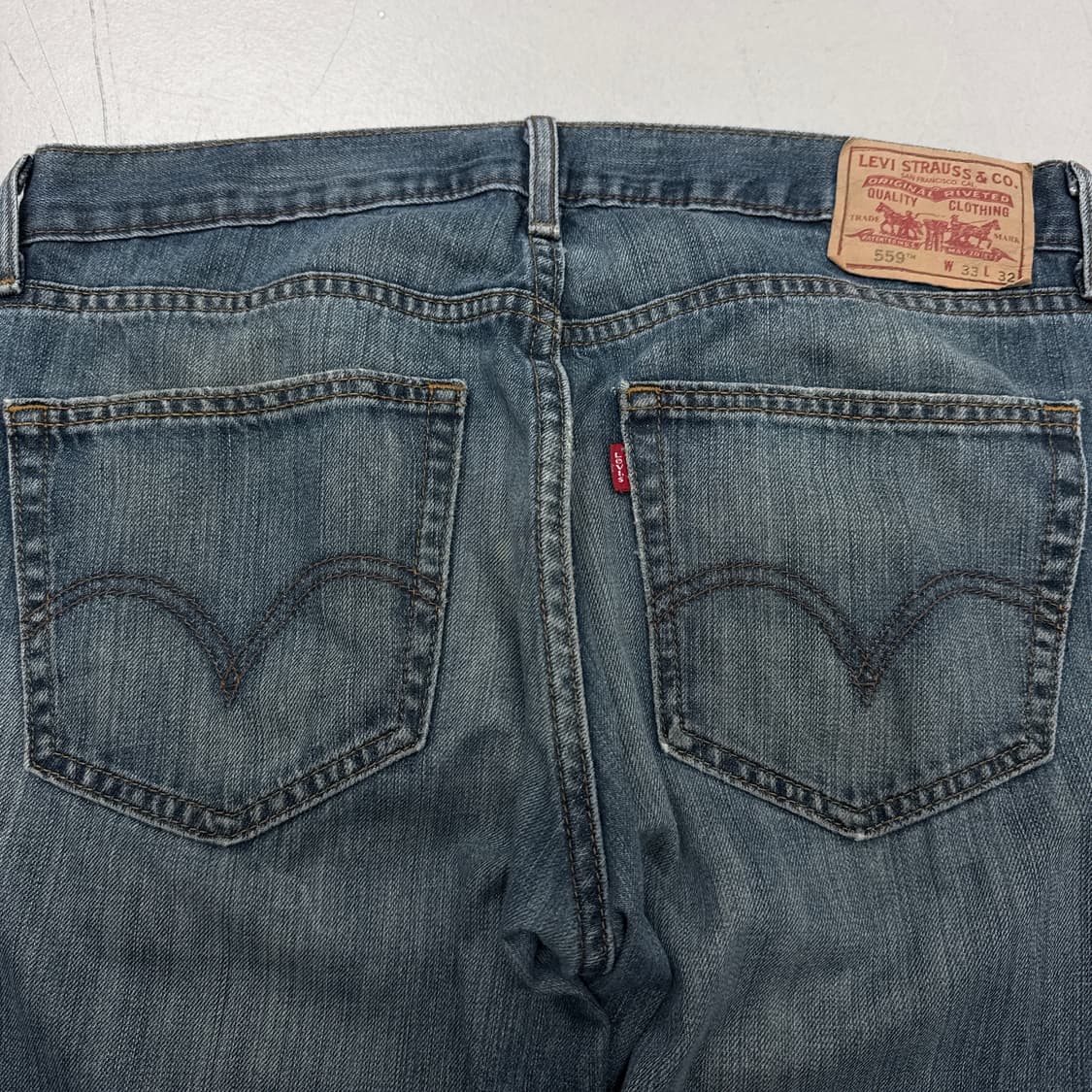 리바이스 559 새깅 워싱 스케이터 와이드 데님팬츠 상품이미지5