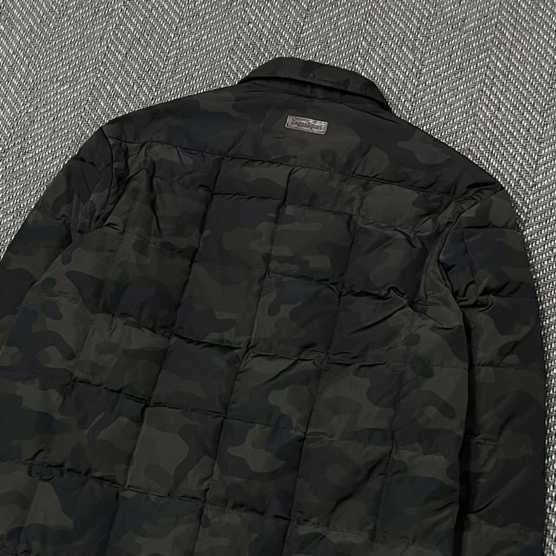 제냐 스포츠 밀리터리 패턴 다운재킷 v0157 상품이미지4