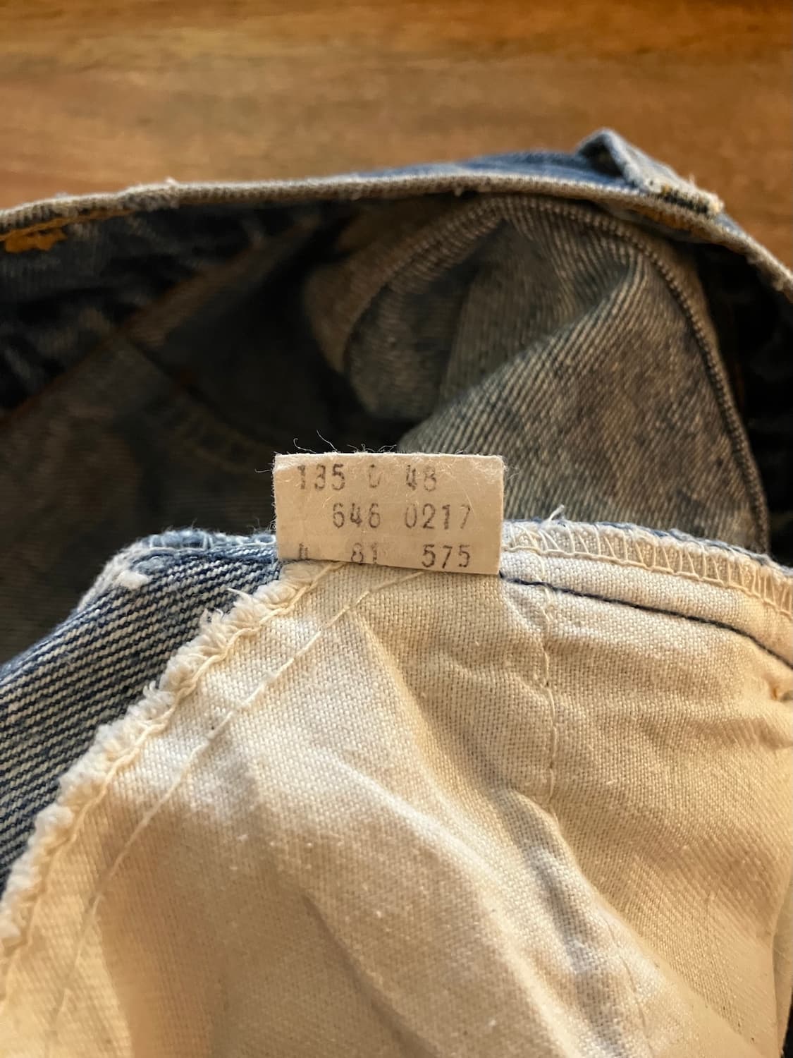 80s USA 빈티지 리바이스 646 벨바텀 부츠컷 데님 팬츠 상품이미지10