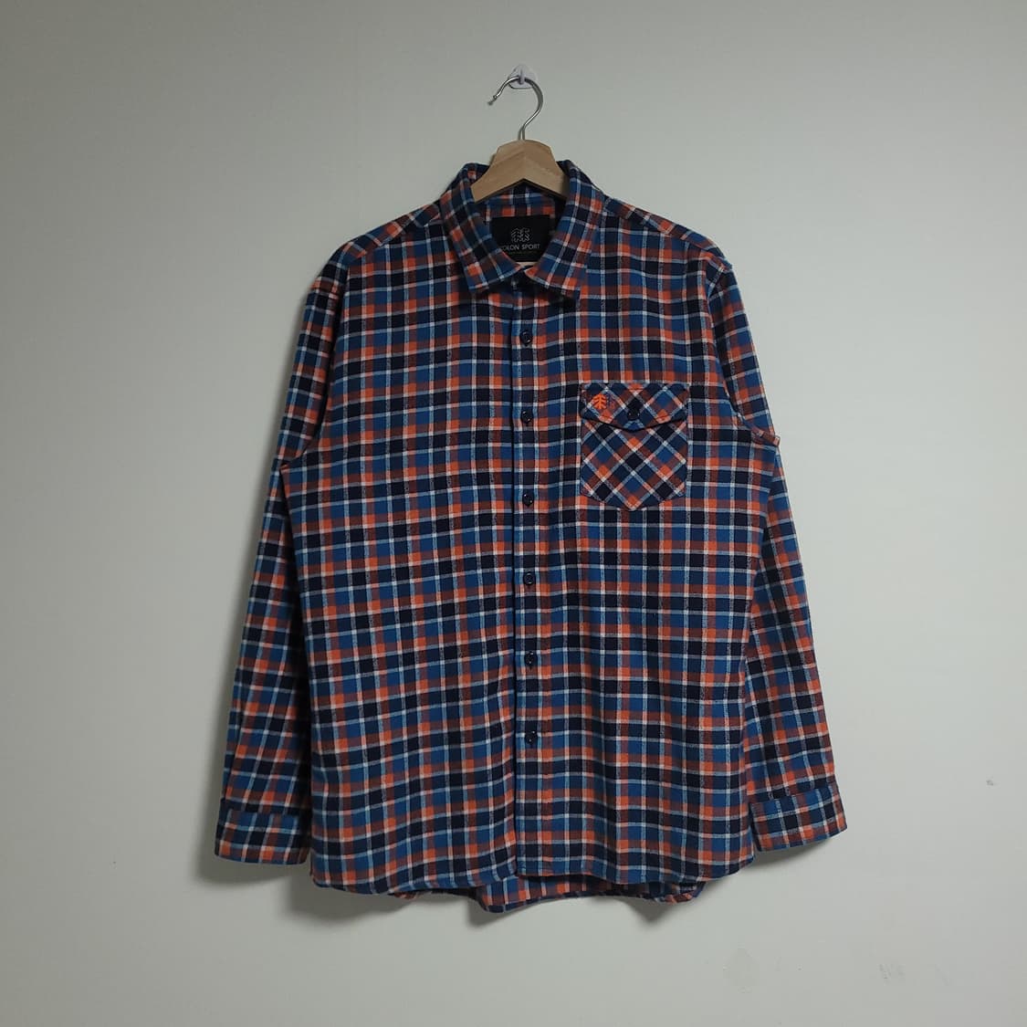 (105) 코오롱 스포츠 체크 남방 셔츠 상품이미지1