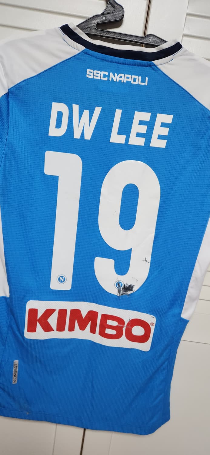 19-20 SSC 나폴리 홈 지급용 반팔 카파 유니폼 상품이미지5