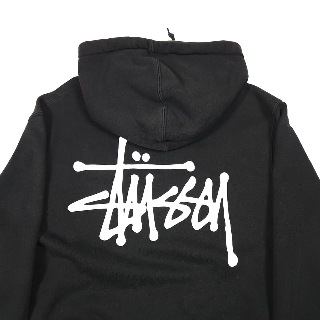 스투시 빅로고 후드티 블랙 상품이미지3