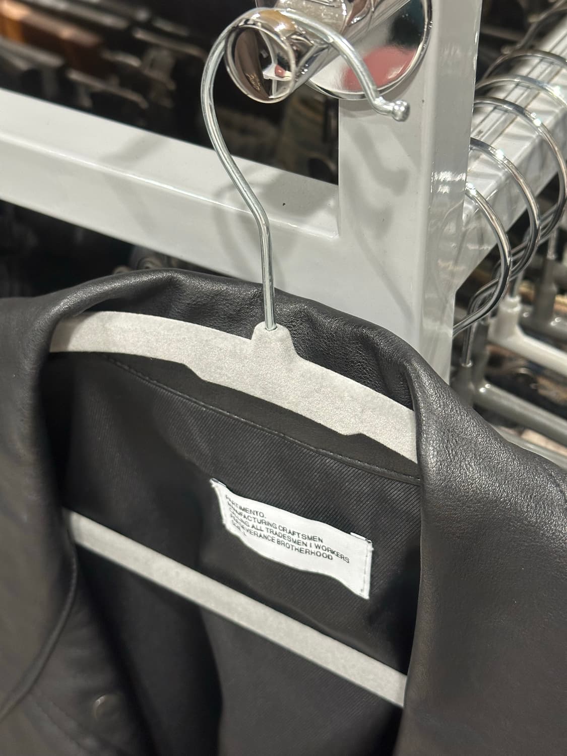 파르티멘토 비건 레더 필드 자켓 블랙 (L) 상품이미지9