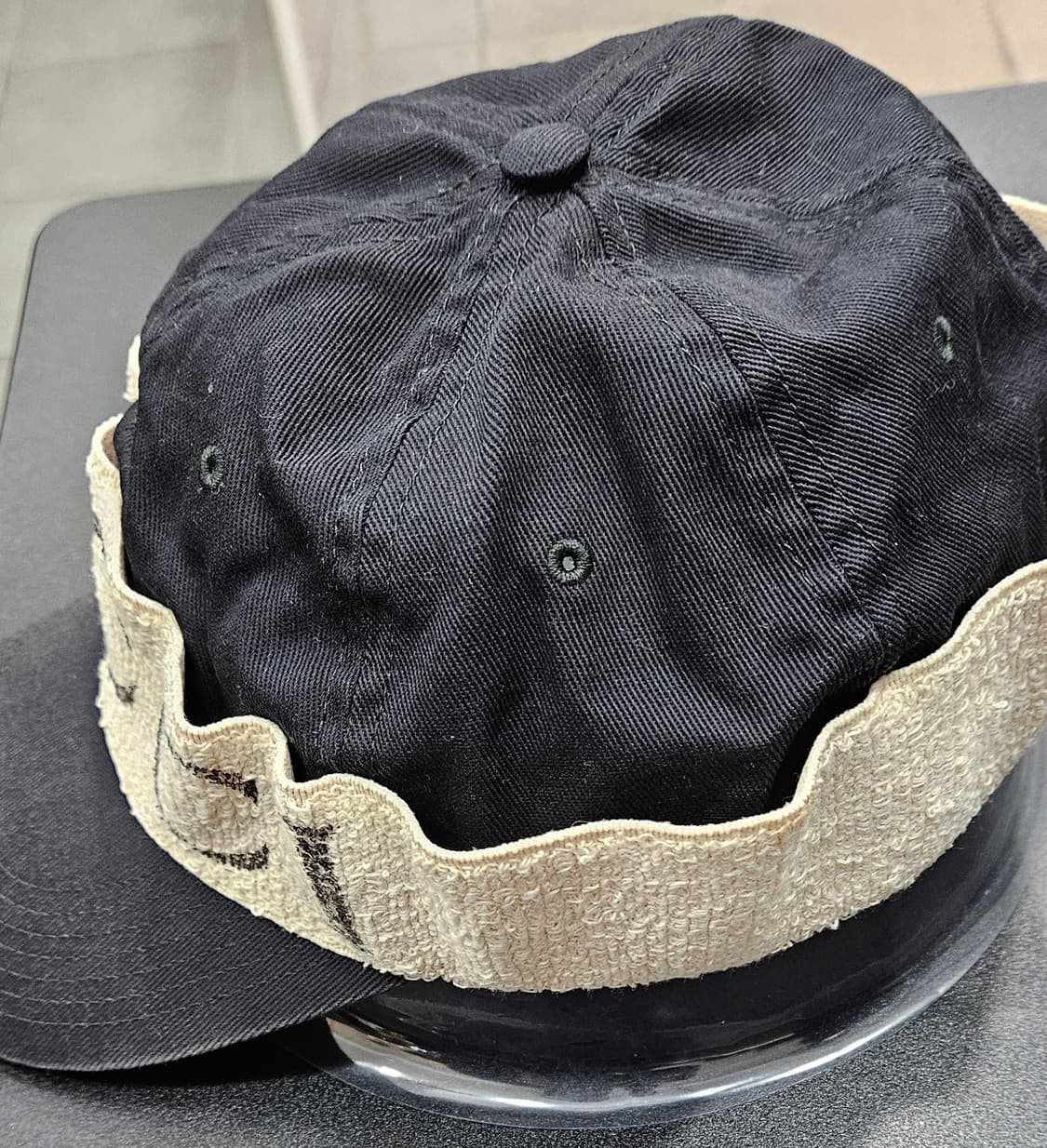 (정품)구찌 로고 헤어밴드 베이스볼 캡 60 XL 상품이미지3